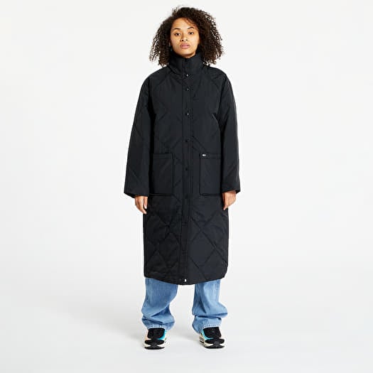 Płaszcz TOMMY JEANS Diamond Quilt Coat Black