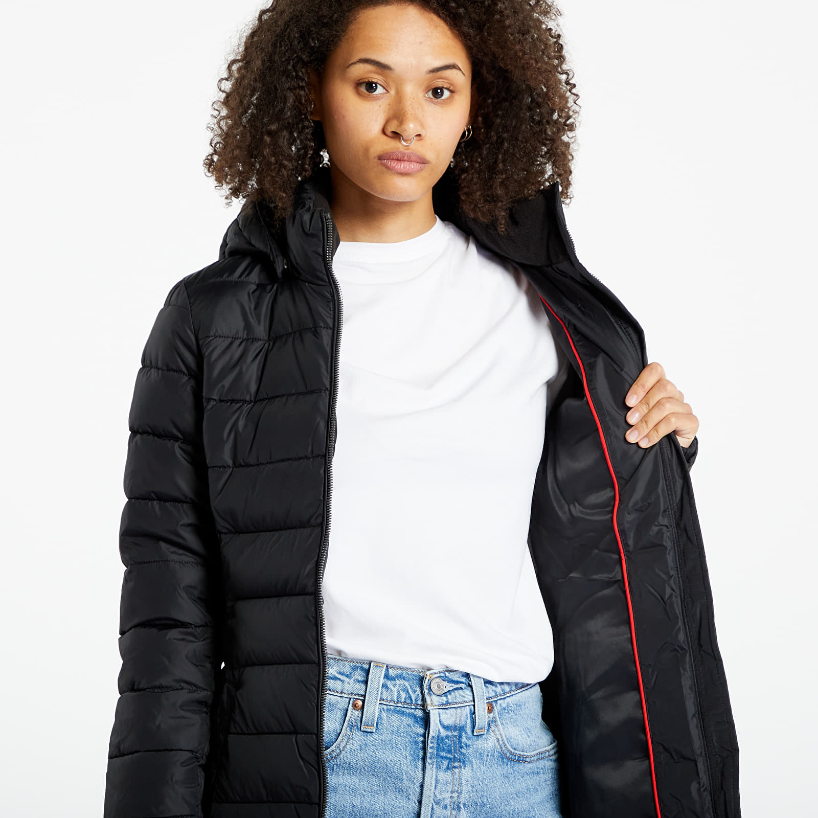Basic hooded jacket sales
