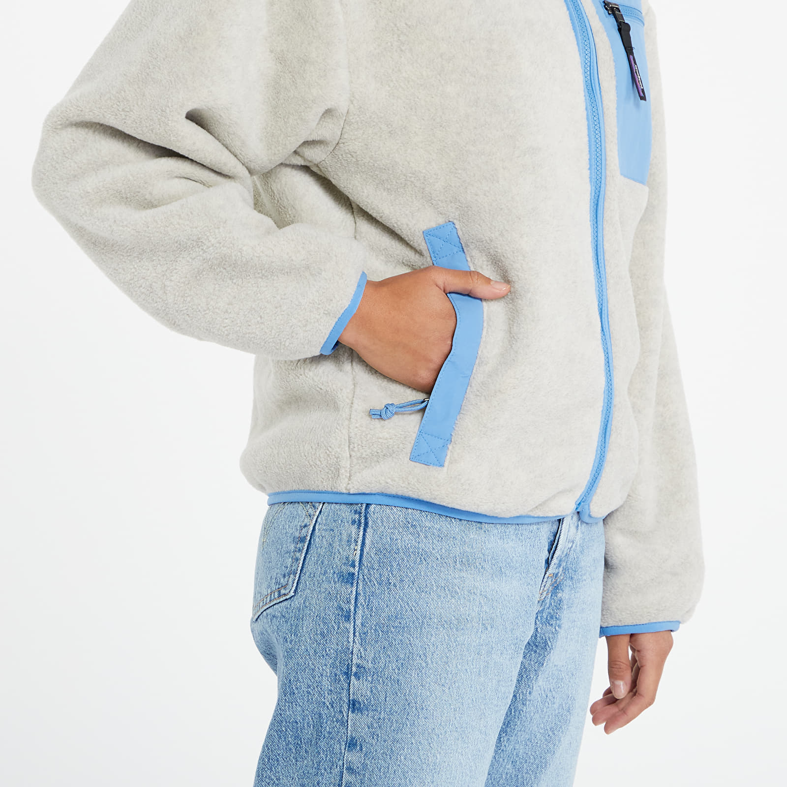 Bundy Patagonia W's Synch Jacket Oatmeal Heather w/ Blue Bird