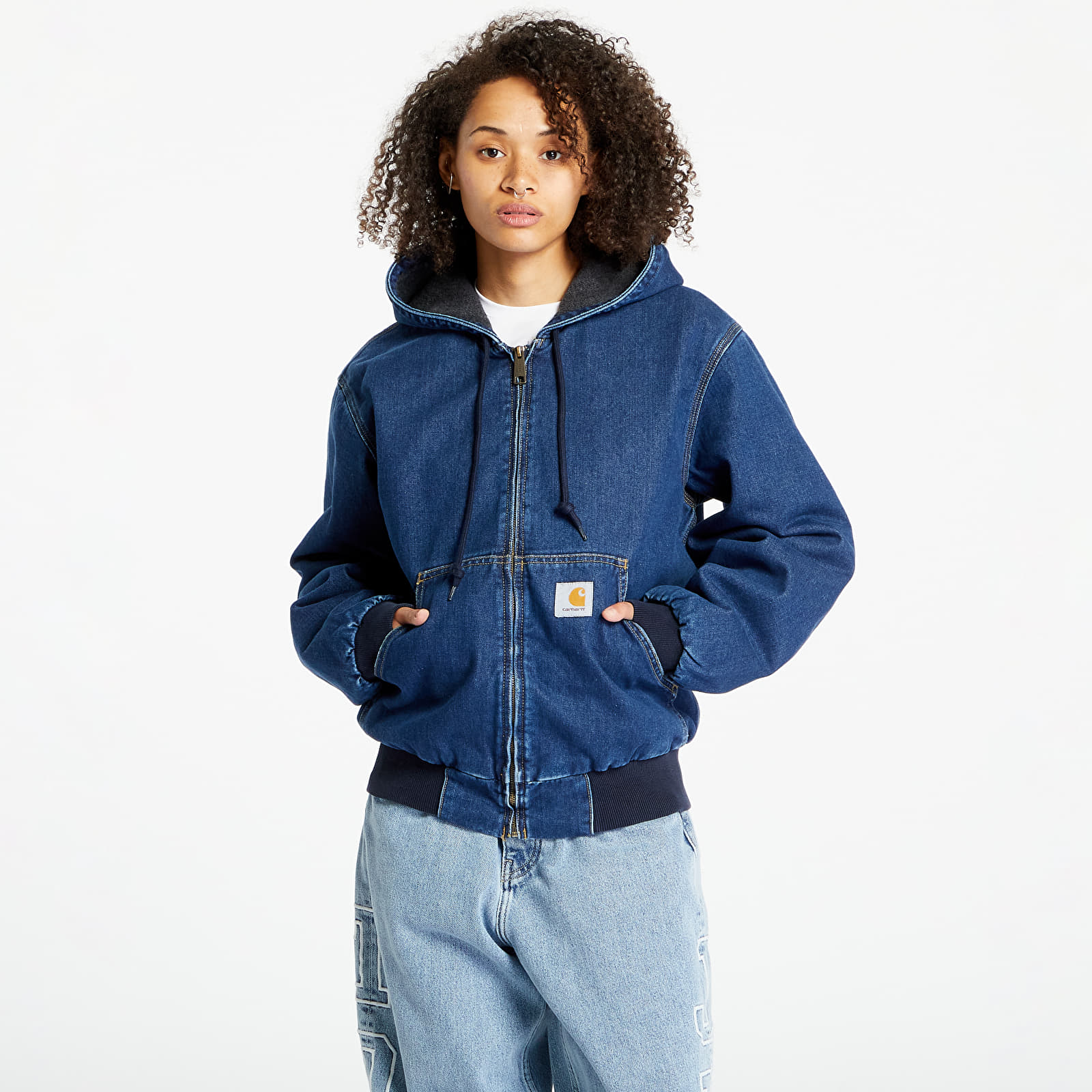 Carhartt active jacket blue hotsell