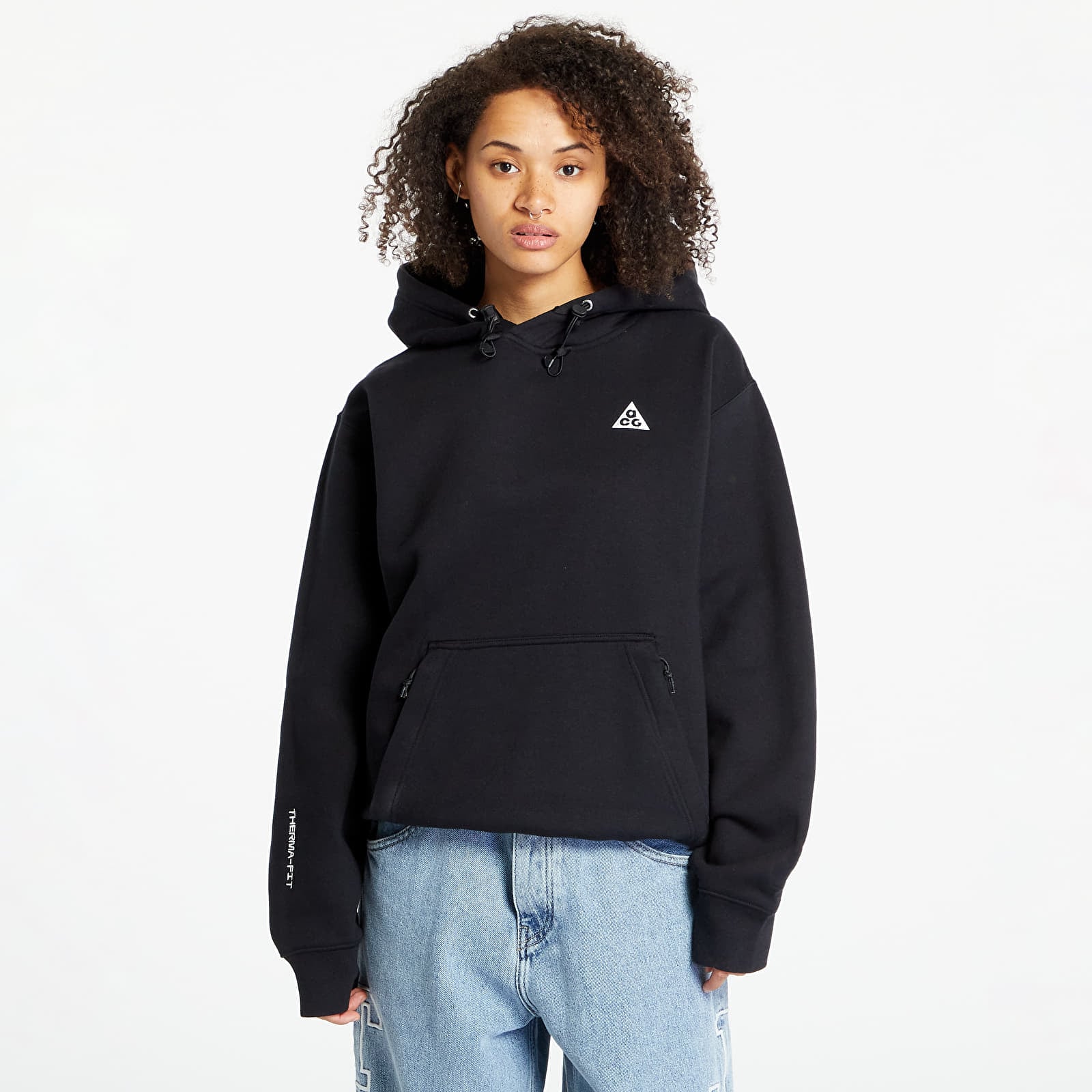 Φούτερ Nike ACG Therma-FIT Fleece Pullover Hoodie UNISEX Black/ Summit White/ Summit White XXL