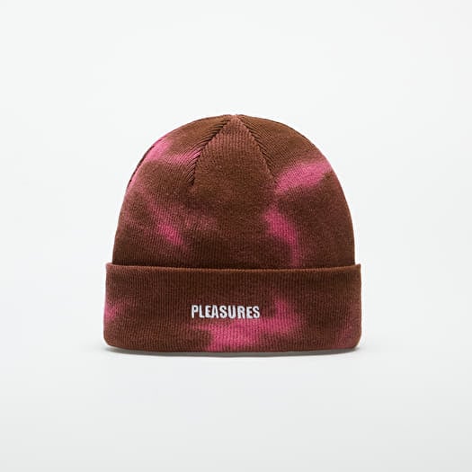 Καπέλο PLEASURES Impact Dyed Beanie Brown/ Pink