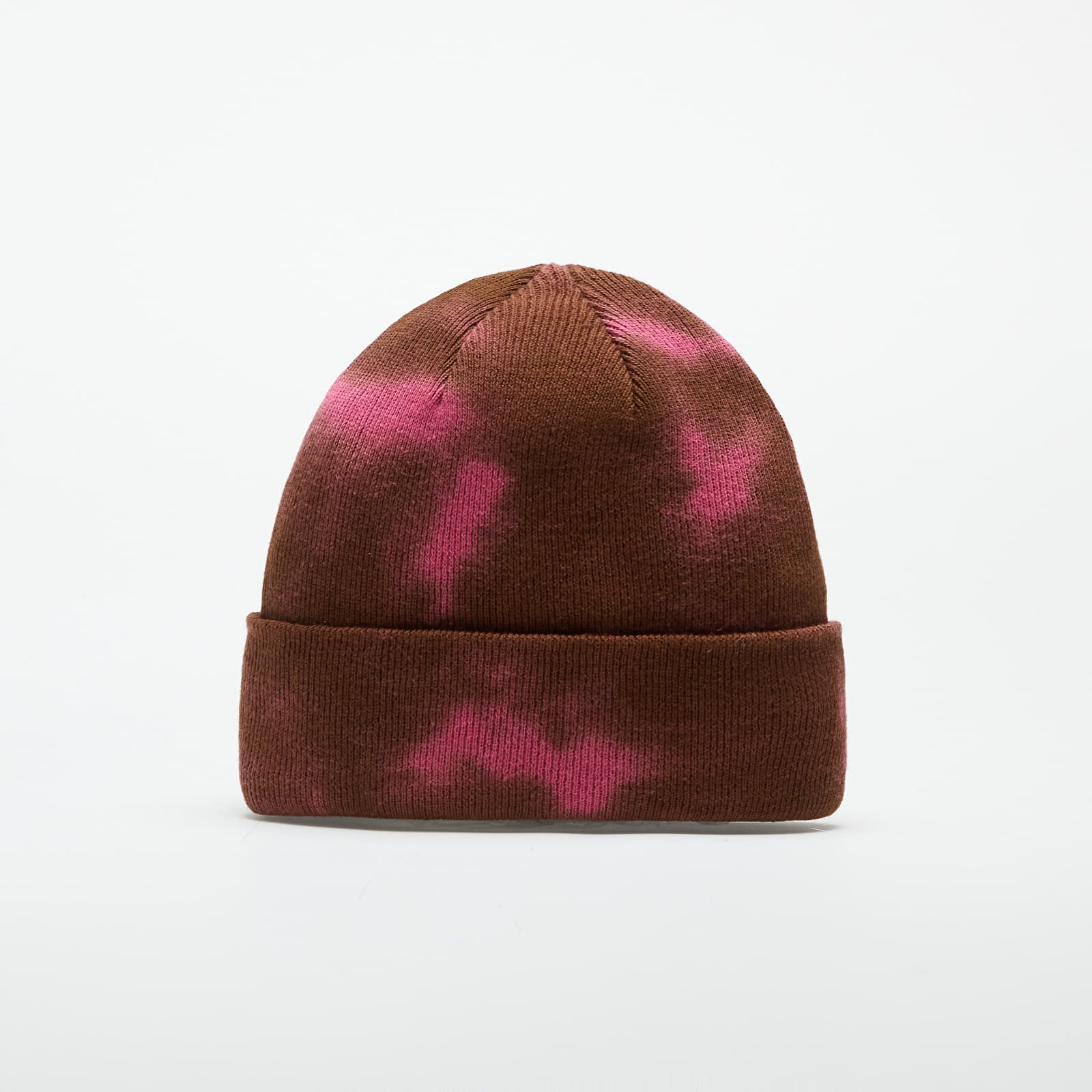 Hoeden PLEASURES Impact Dyed Beanie Brown/ Pink