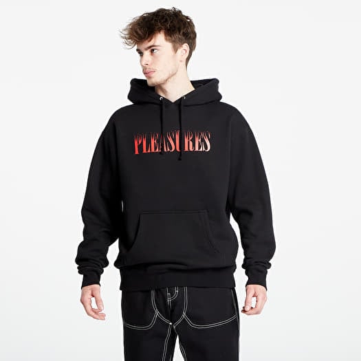 Puloverji PLEASURES Crumble Hoodie Black | Queens