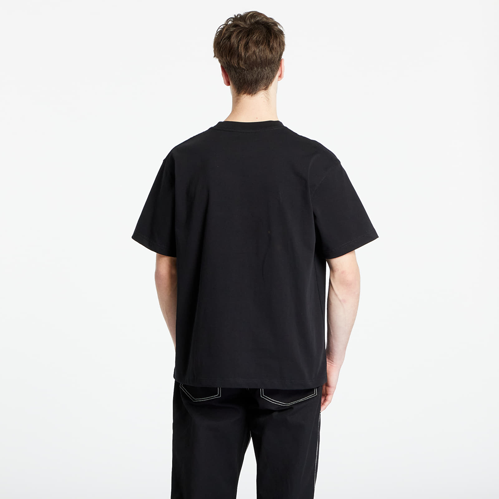 T-shirts PLEASURES Drag Heavyweight T-Shirt Black