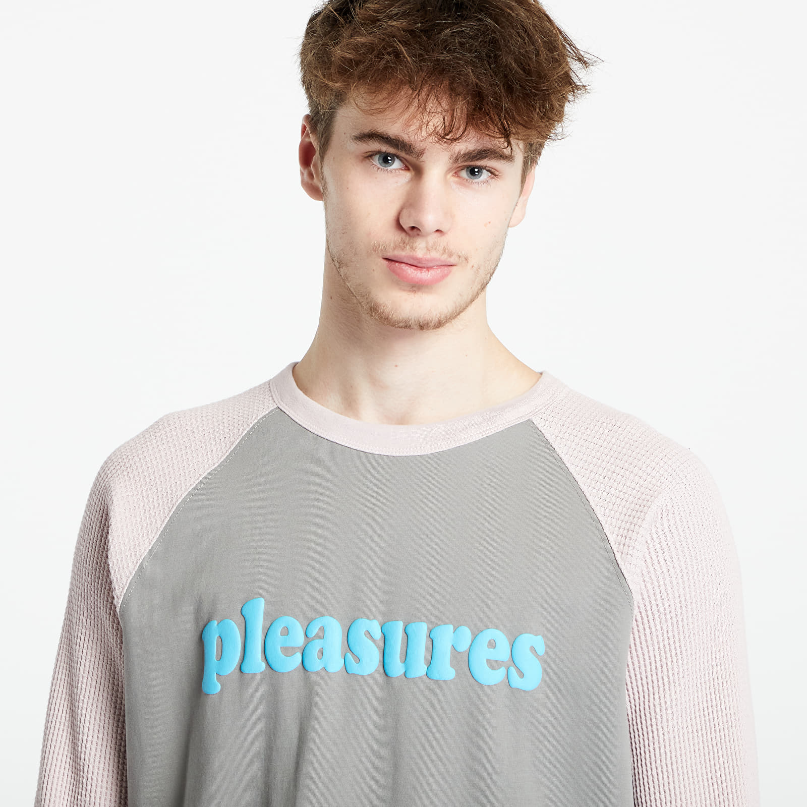 Majice PLEASURES Intercourse Raglan Long Sleeve Grey