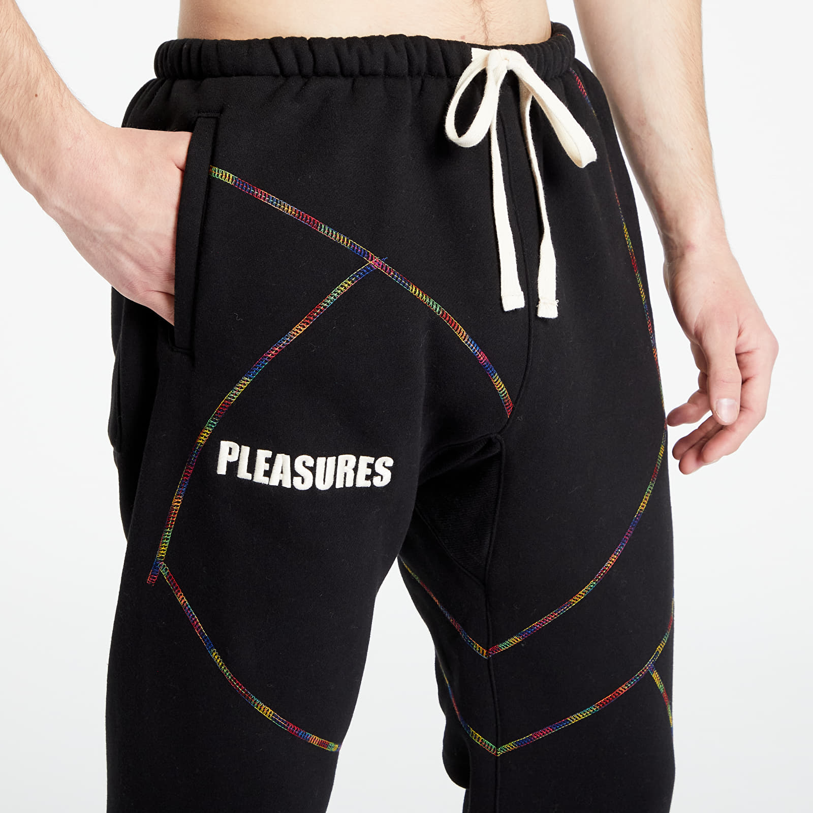 Sweatpants PLEASURES Vein Sweatpants Black