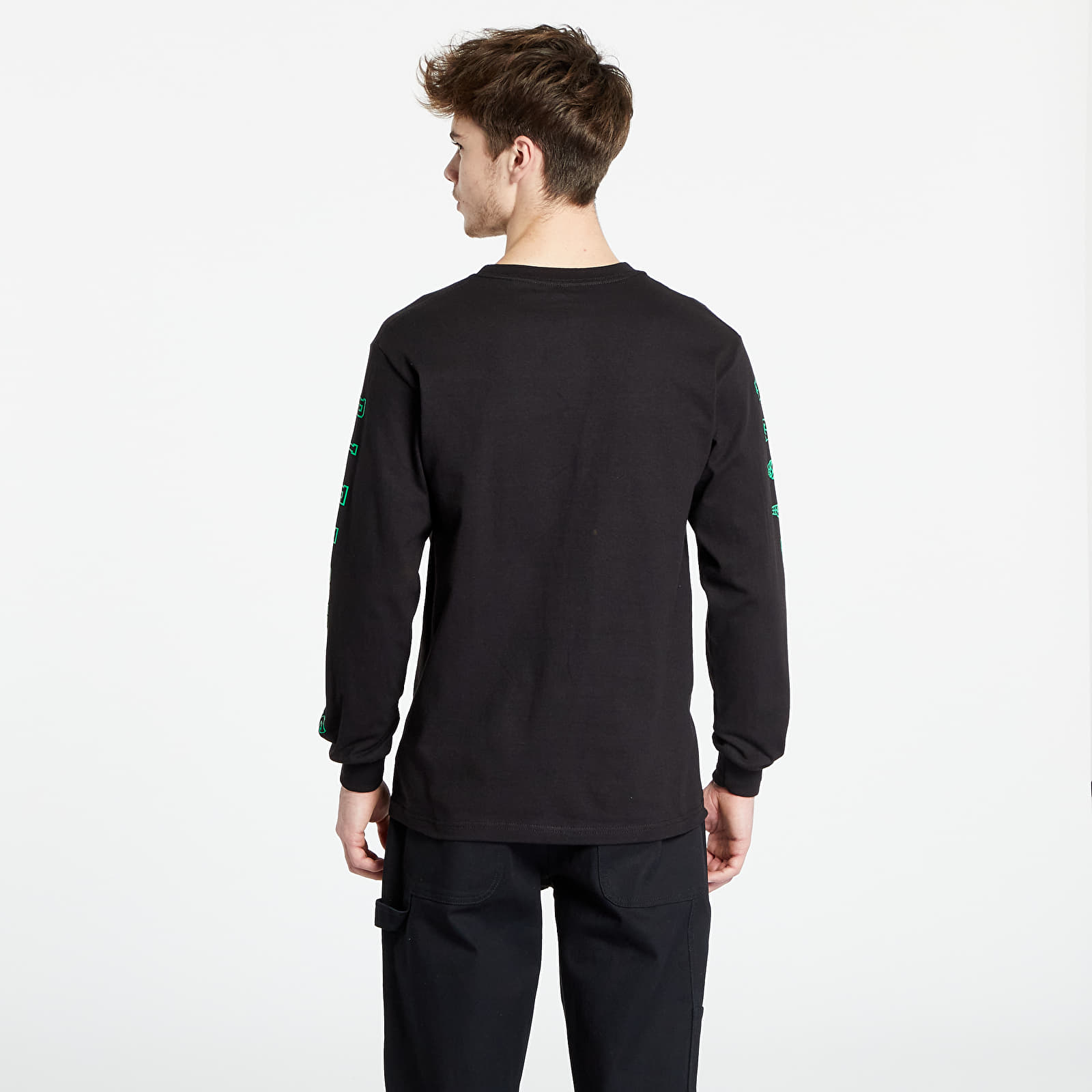 T-shirts PLEASURES Sign Long Sleeve T-Shirt Black