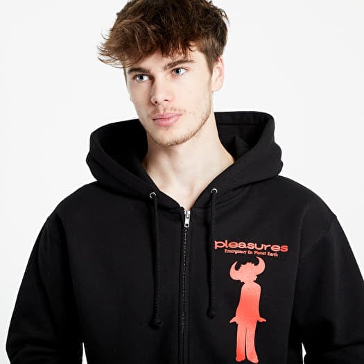 Hooded best sale sweatshirt black