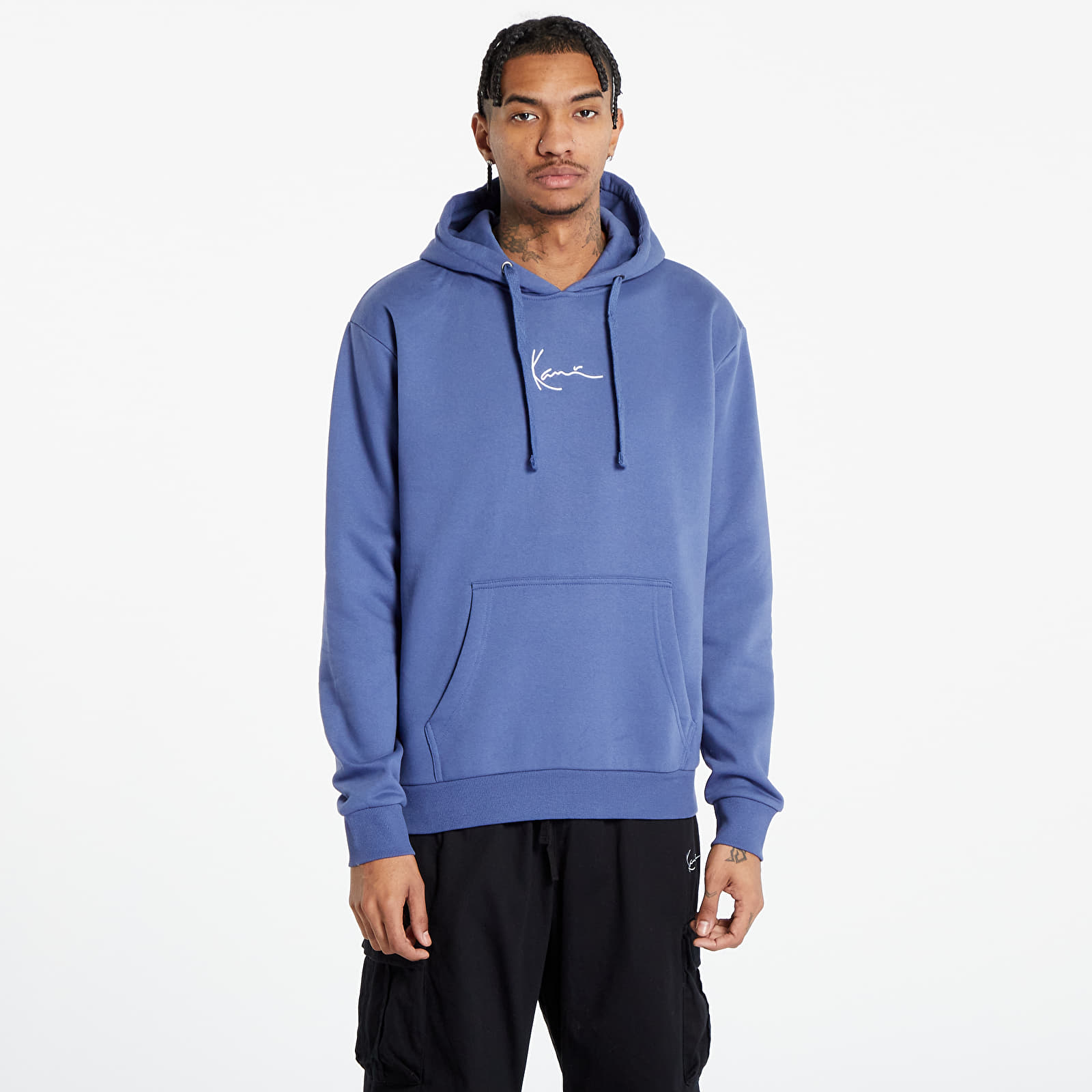Sweaters Karl Kani Small Signature Essential Hoodie Dark Blue