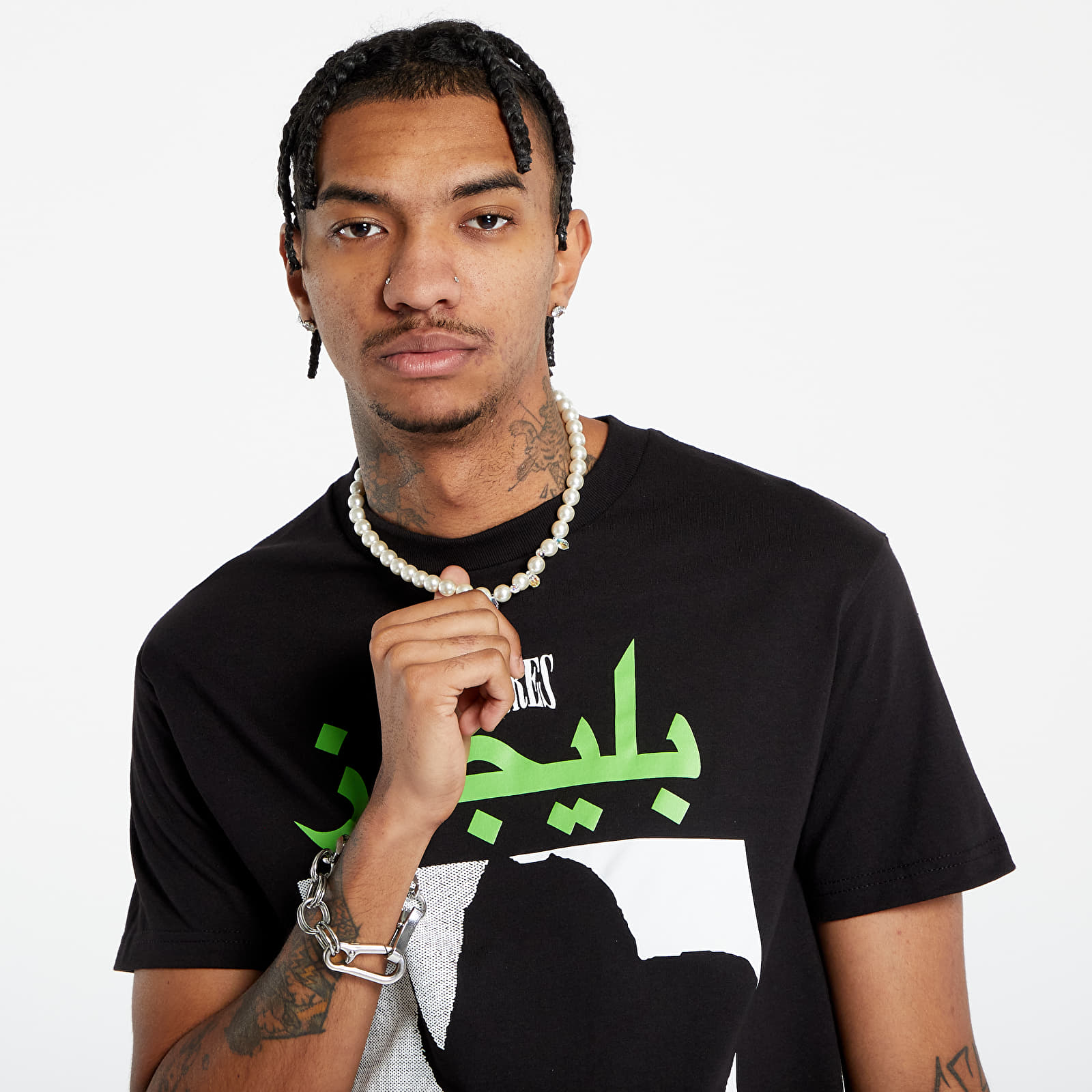 T-shirts PLEASURES Affection T-Shirt Black