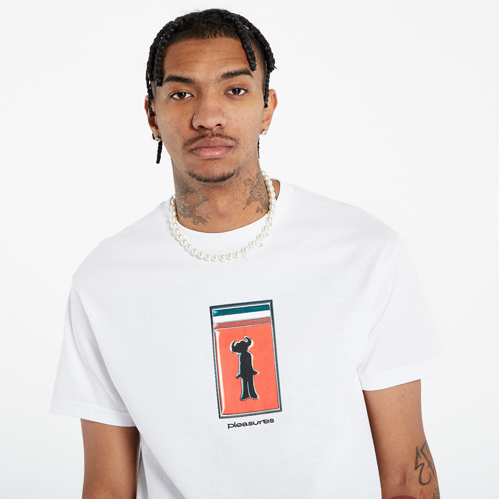 T-shirts PLEASURES x Jamiroquai Travelling T-Shirt White