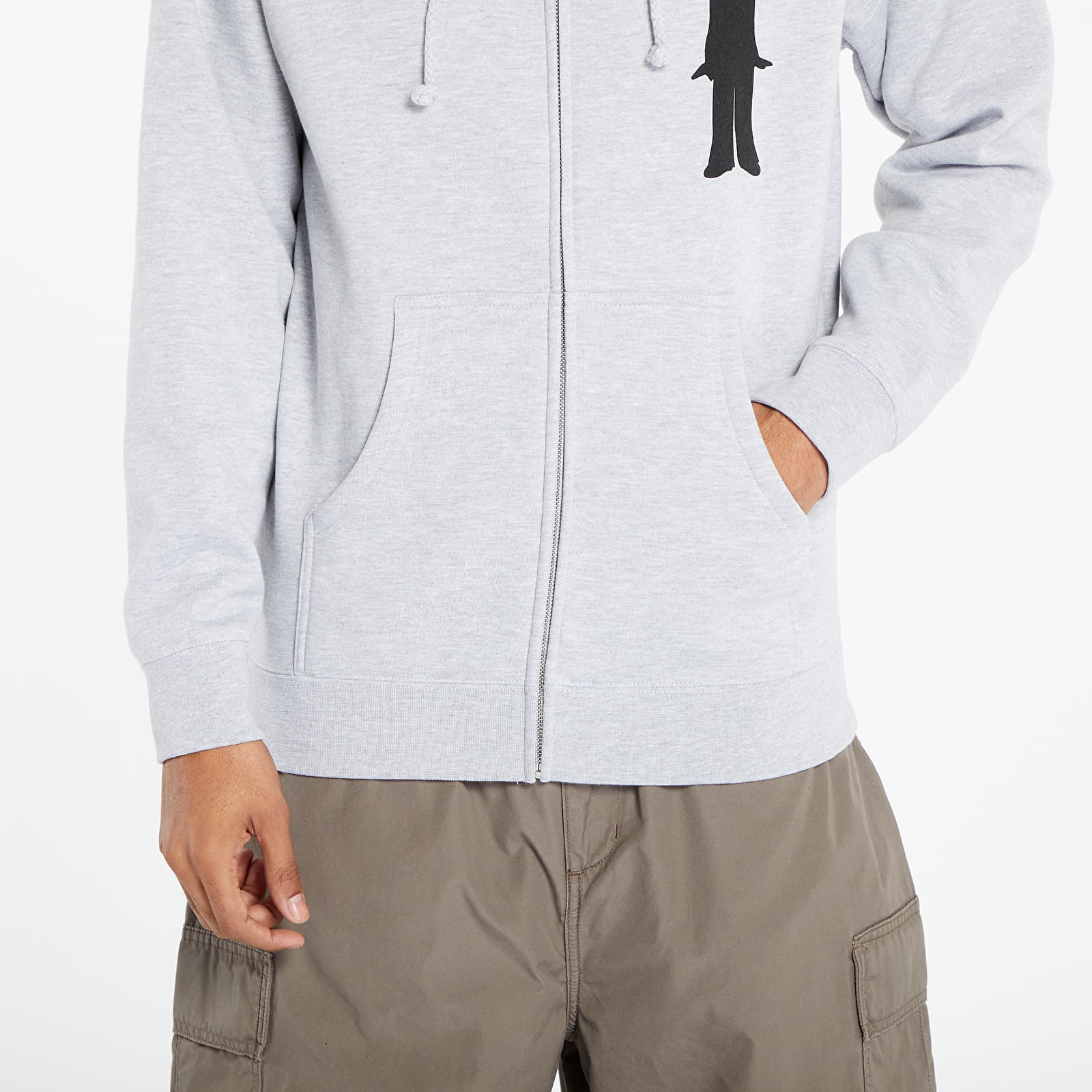 Hoodies and sweatshirts  PLEASURES x Jamiroquai High Times Zip Hooded Sweatshirt Heather Grey