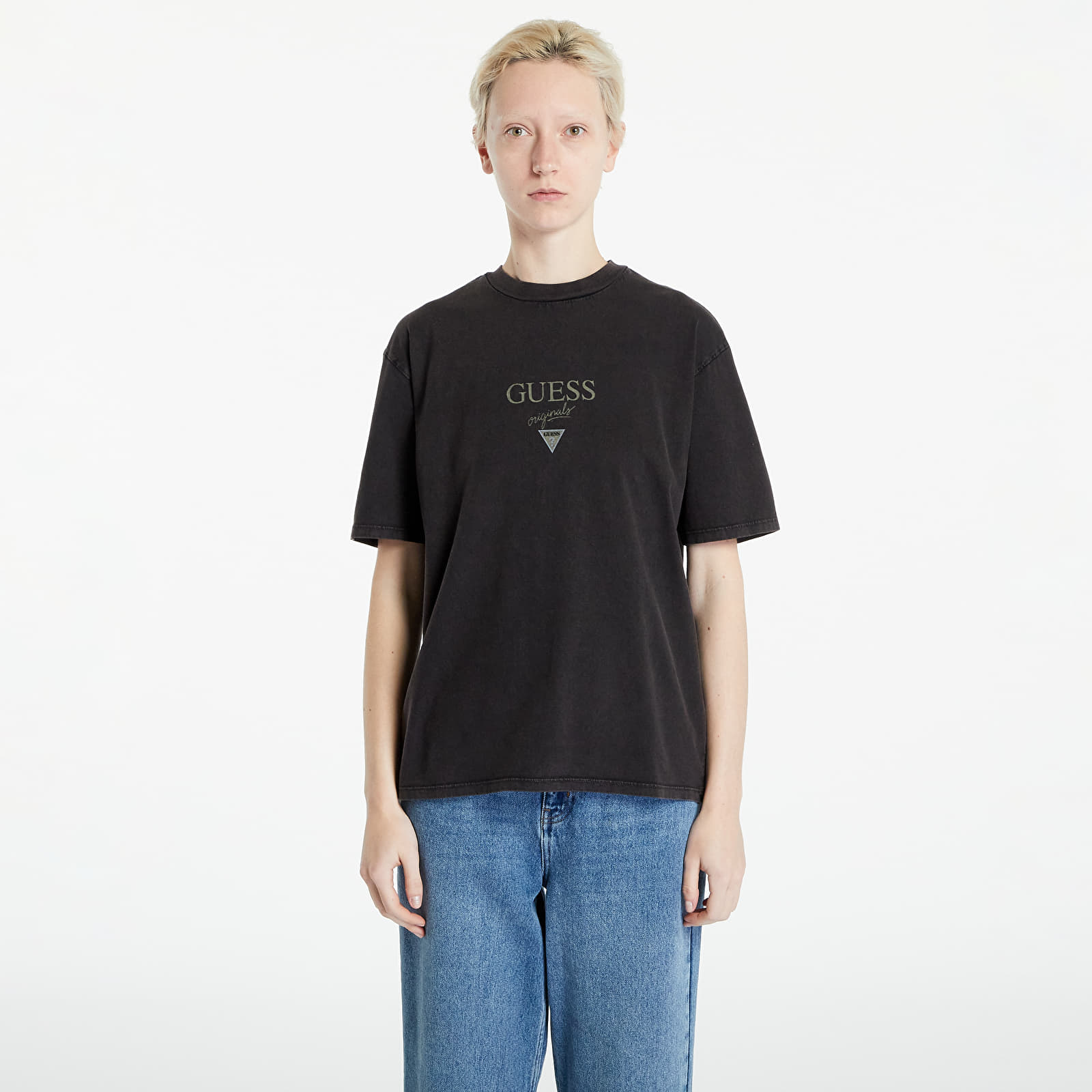 Guess black best sale t shirt