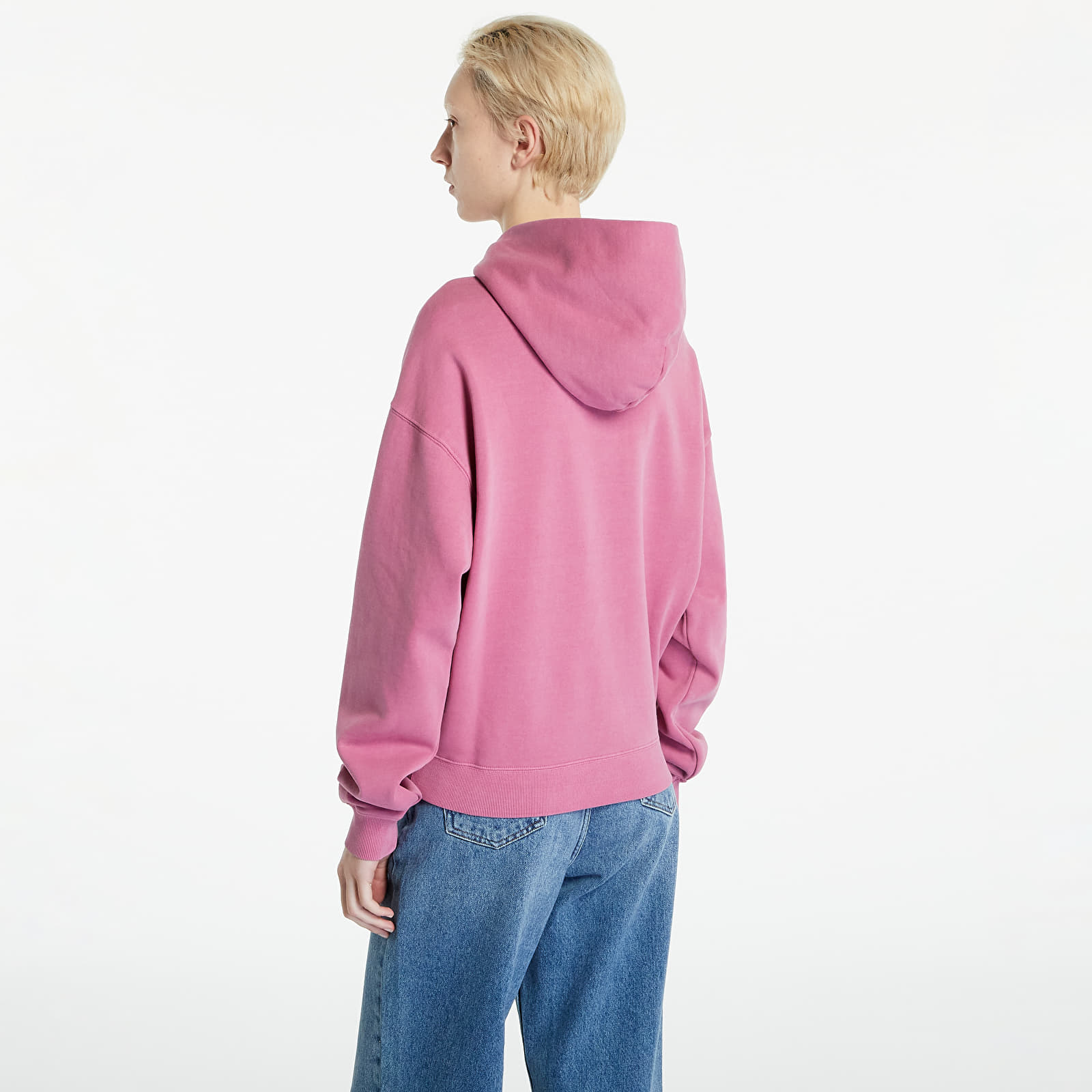 Hættetrøjer og sweatshirts GUESS Baker Logo Hoodie Distressed Damson Mu
