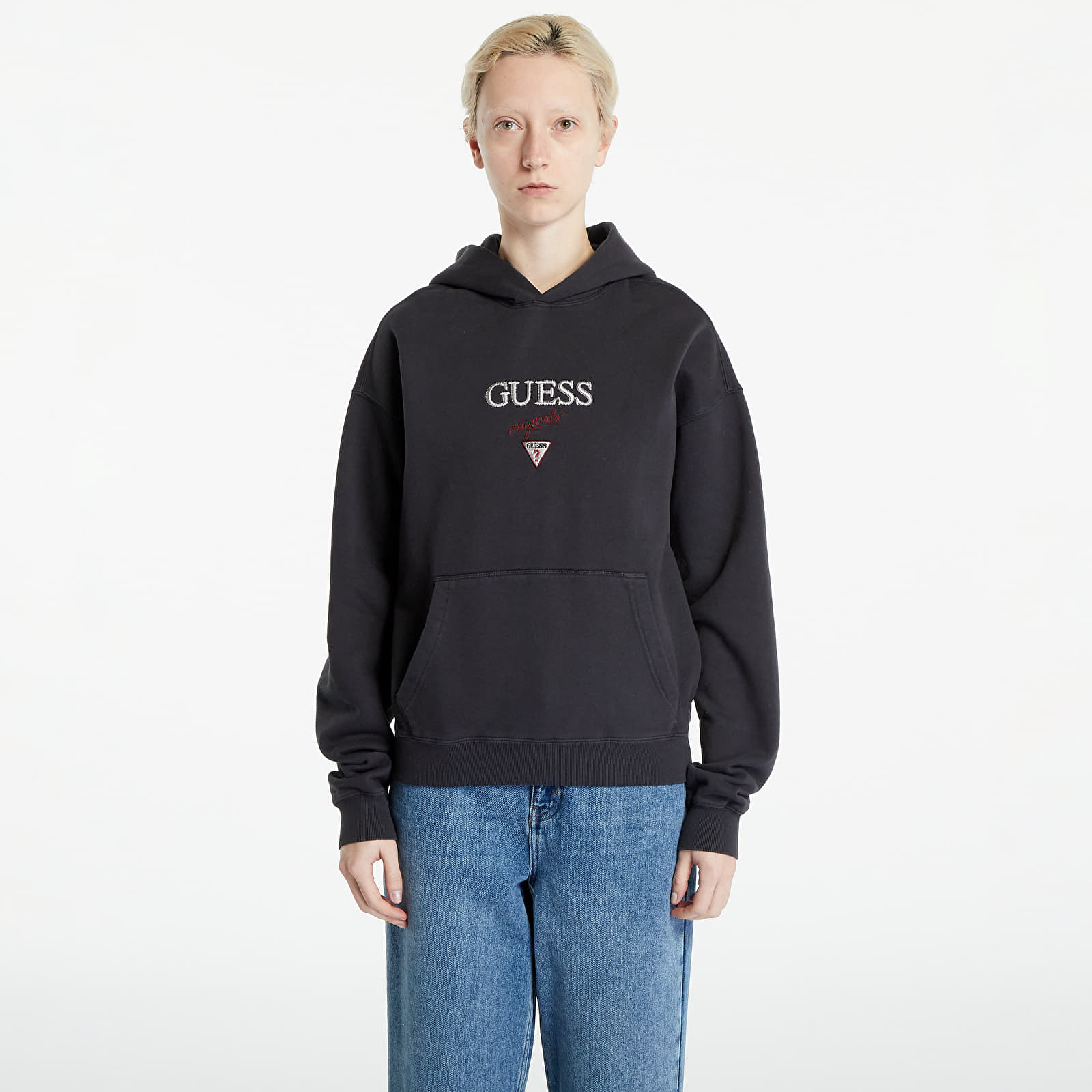 Hoodies and sweatshirts GUESS Baker Logo Hoodie Jet Black Multi