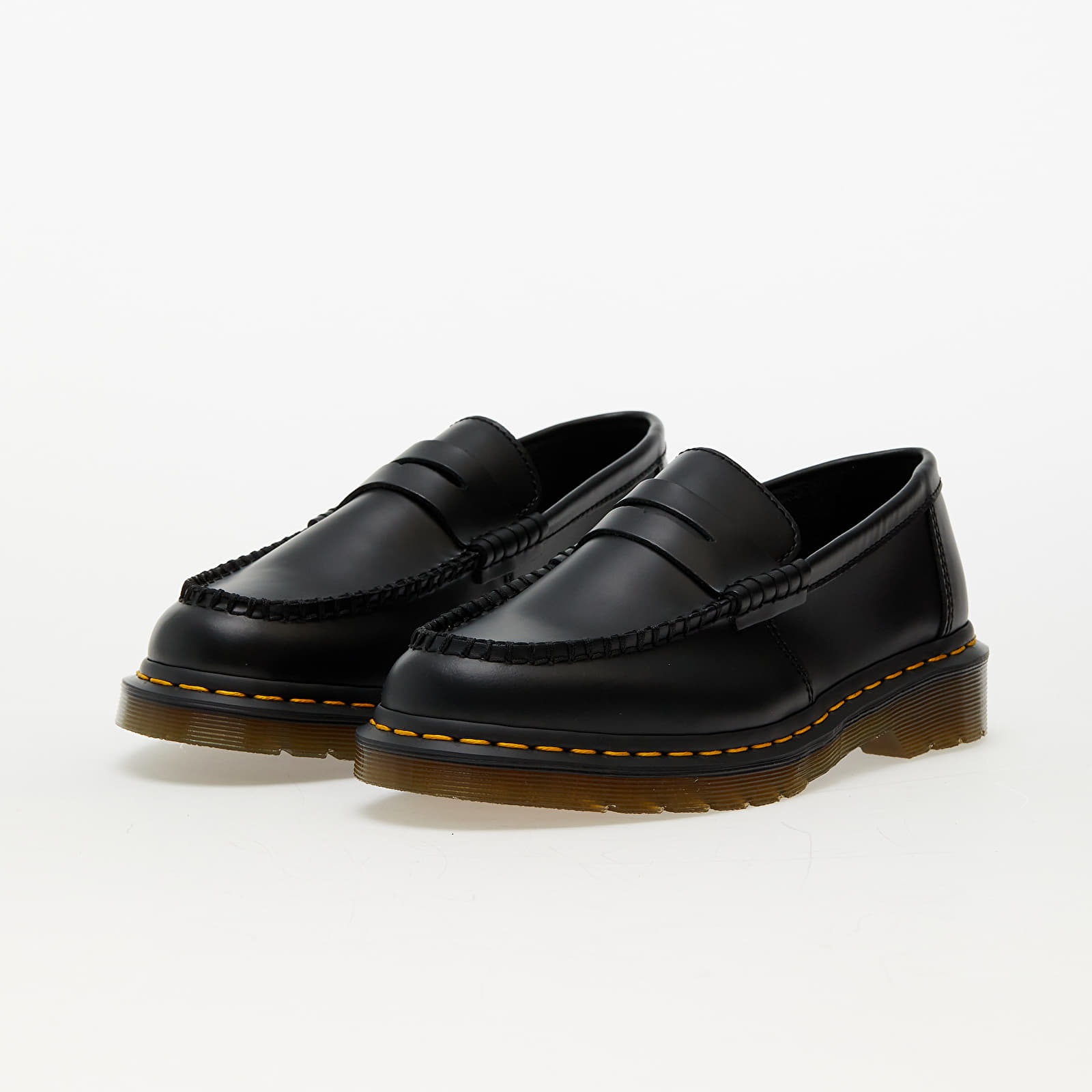 Vīriešu čības un apavi Dr. Martens Penton Smooth Leather Loafers Black Smooth