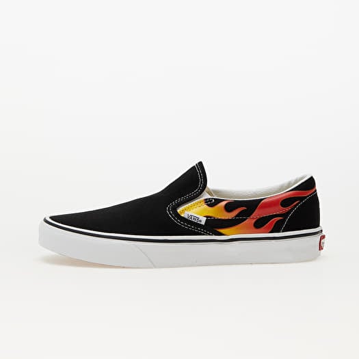 Men's sneakers and shoes Vans Classic Slip-On(flame) Black/ Black