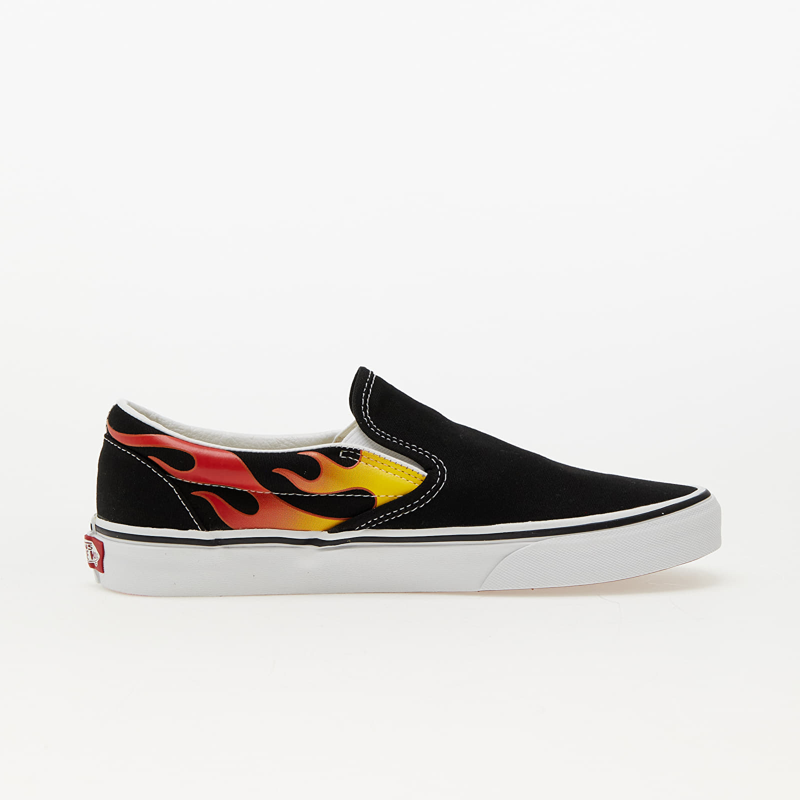 Men's sneakers and shoes Vans Classic Slip-On(flame) Black/ Black/ Tr White