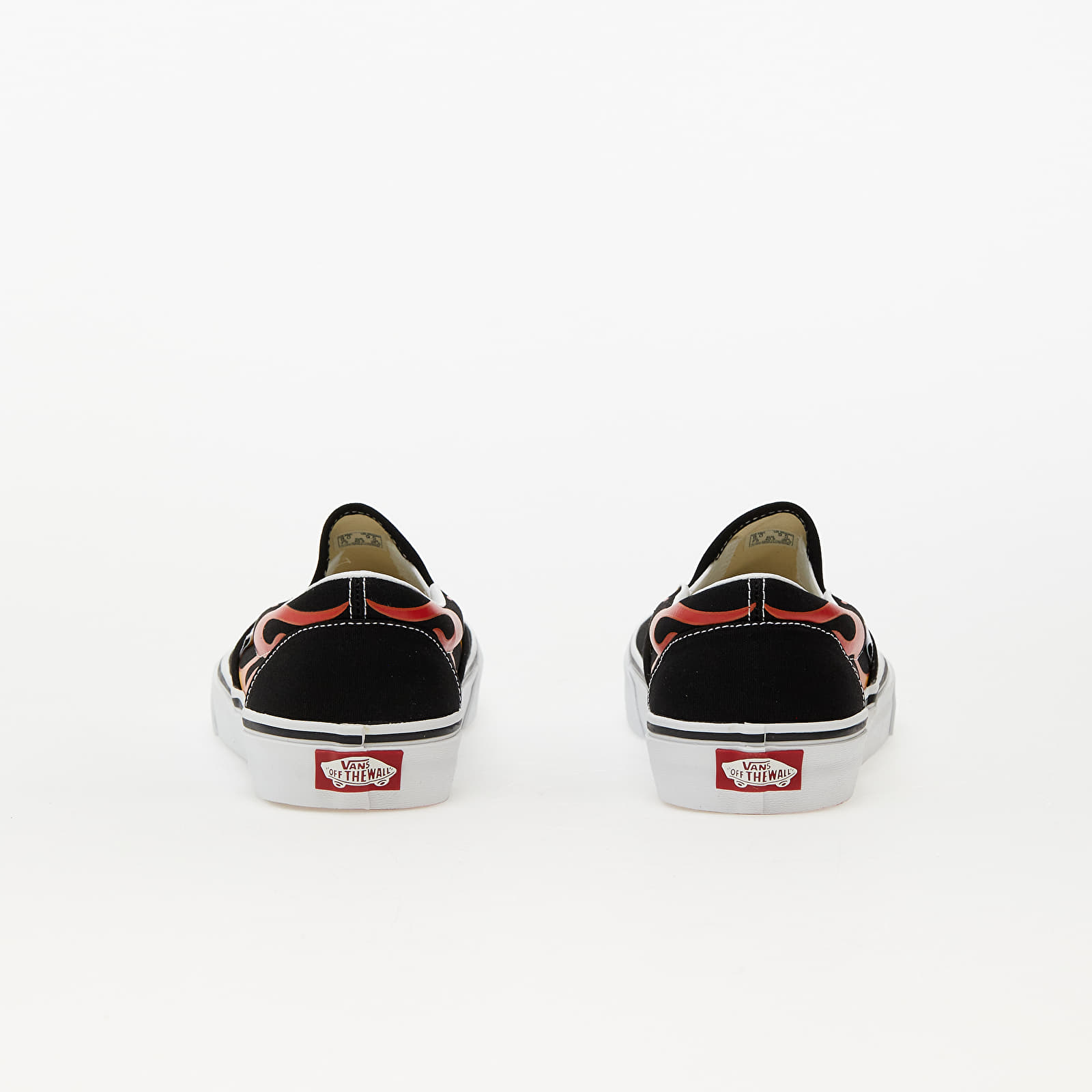 Men's sneakers and shoes Vans Classic Slip-On(flame) Black/ Black/ Tr White
