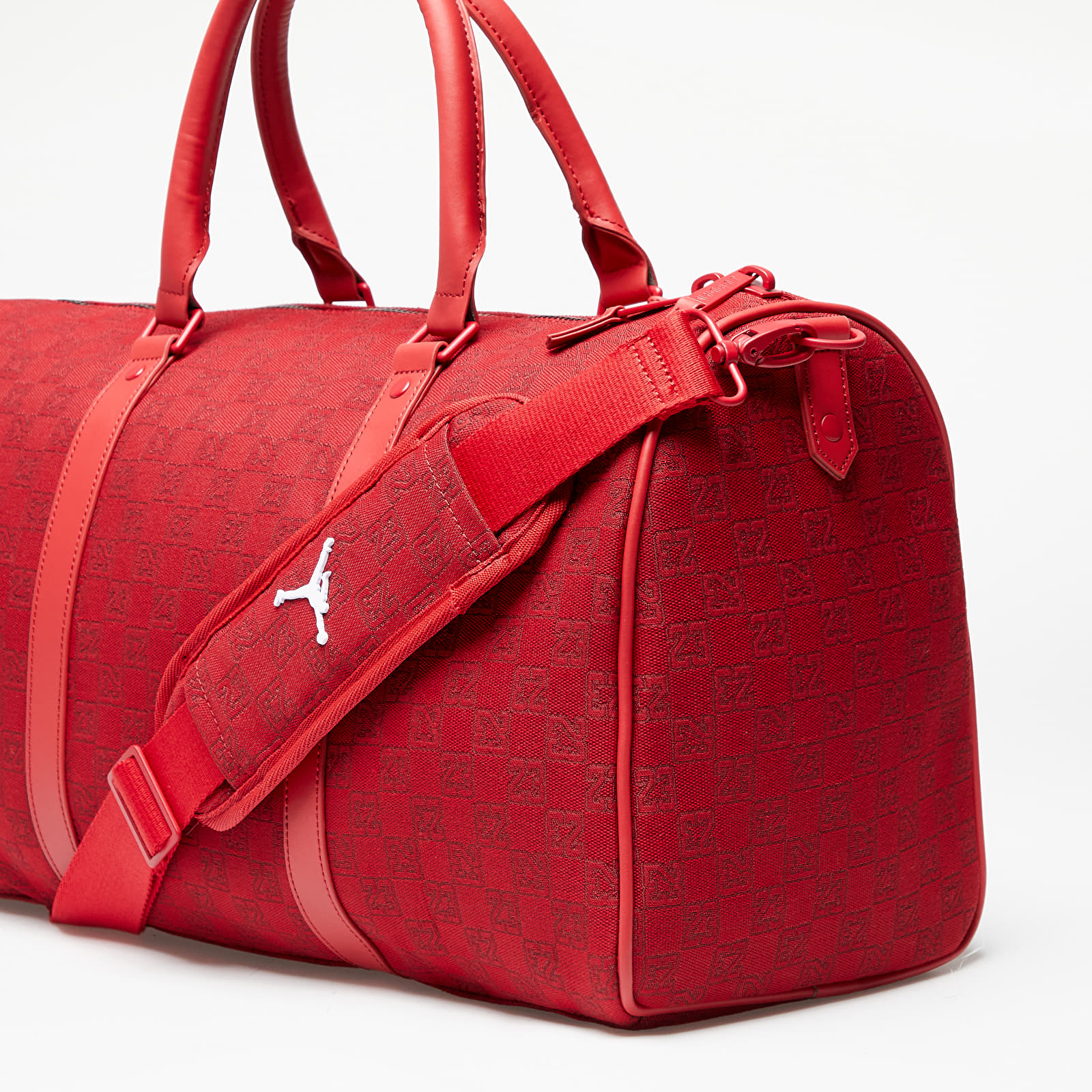 Jordan duffle bag leather sales