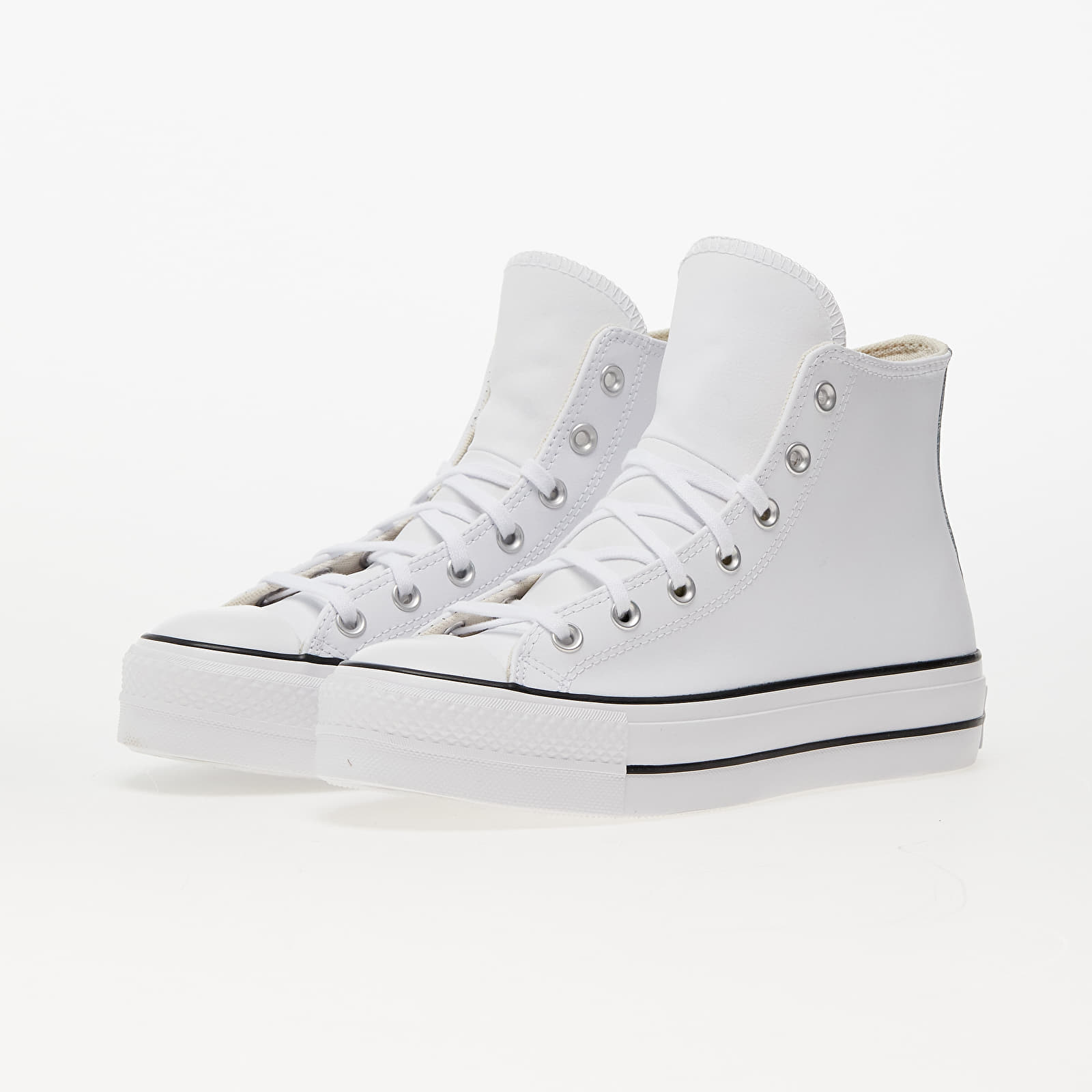 Women's sneakers and shoes Converse Chuck Taylor All Star Lift Clean Hi White/ Black/ White