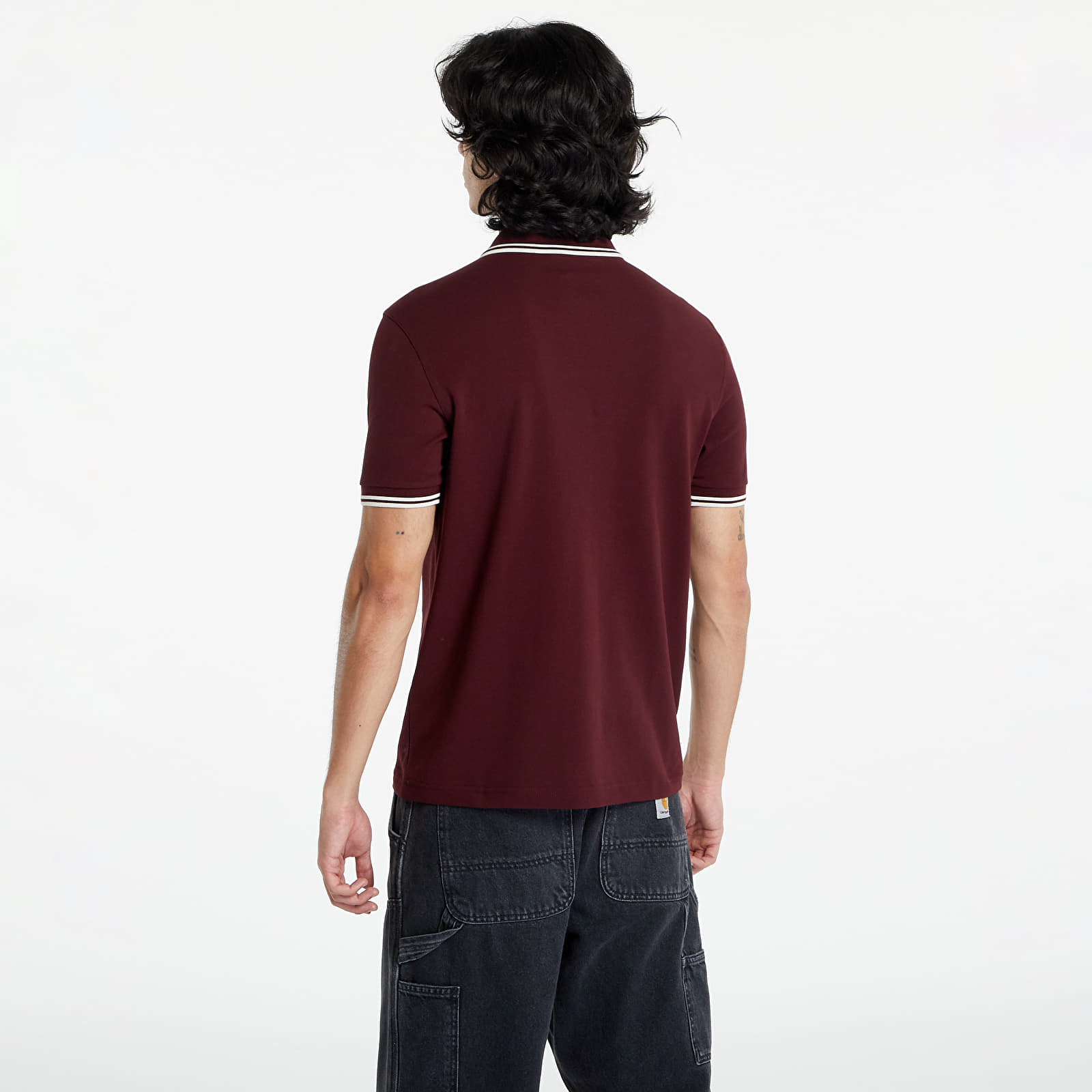 T-Shirts FRED PERRY Twin Tipped Shirt Oxblood