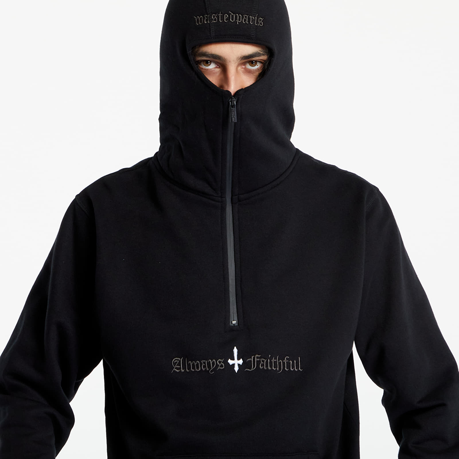 Mikiny Wasted Paris Hoodie Radical Sight Black