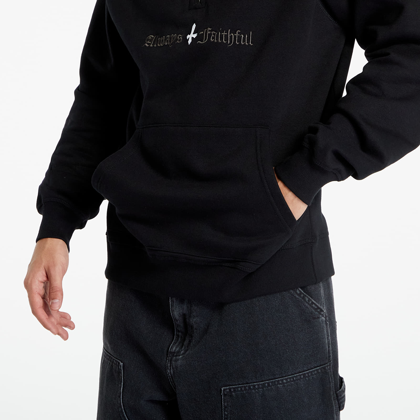 Mikiny Wasted Paris Hoodie Radical Sight Black