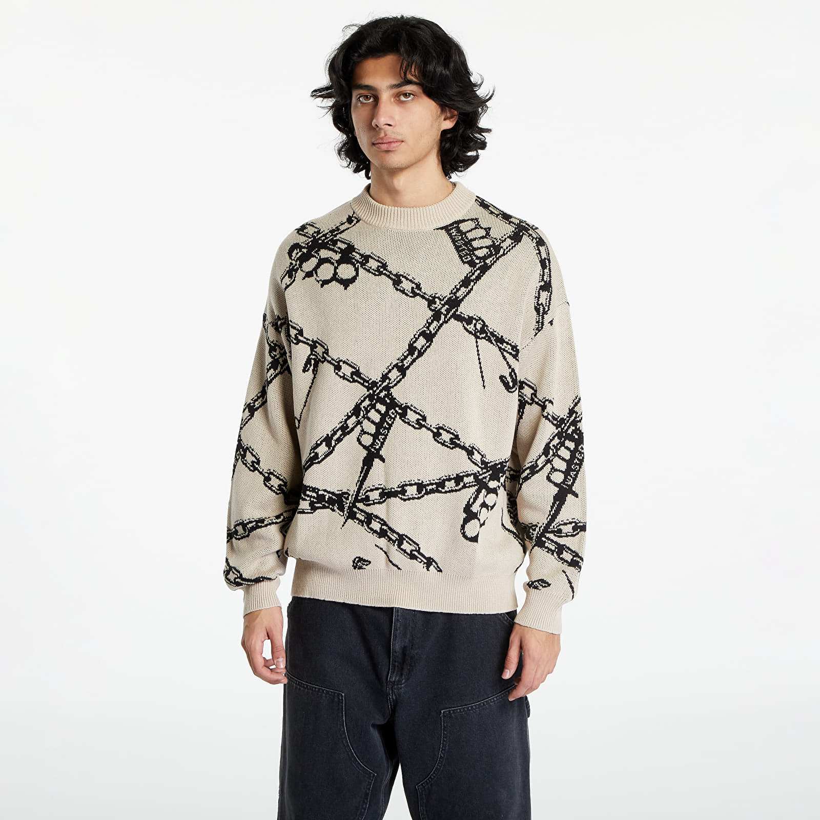 Svetry Wasted Paris Sweater Knucles Dune