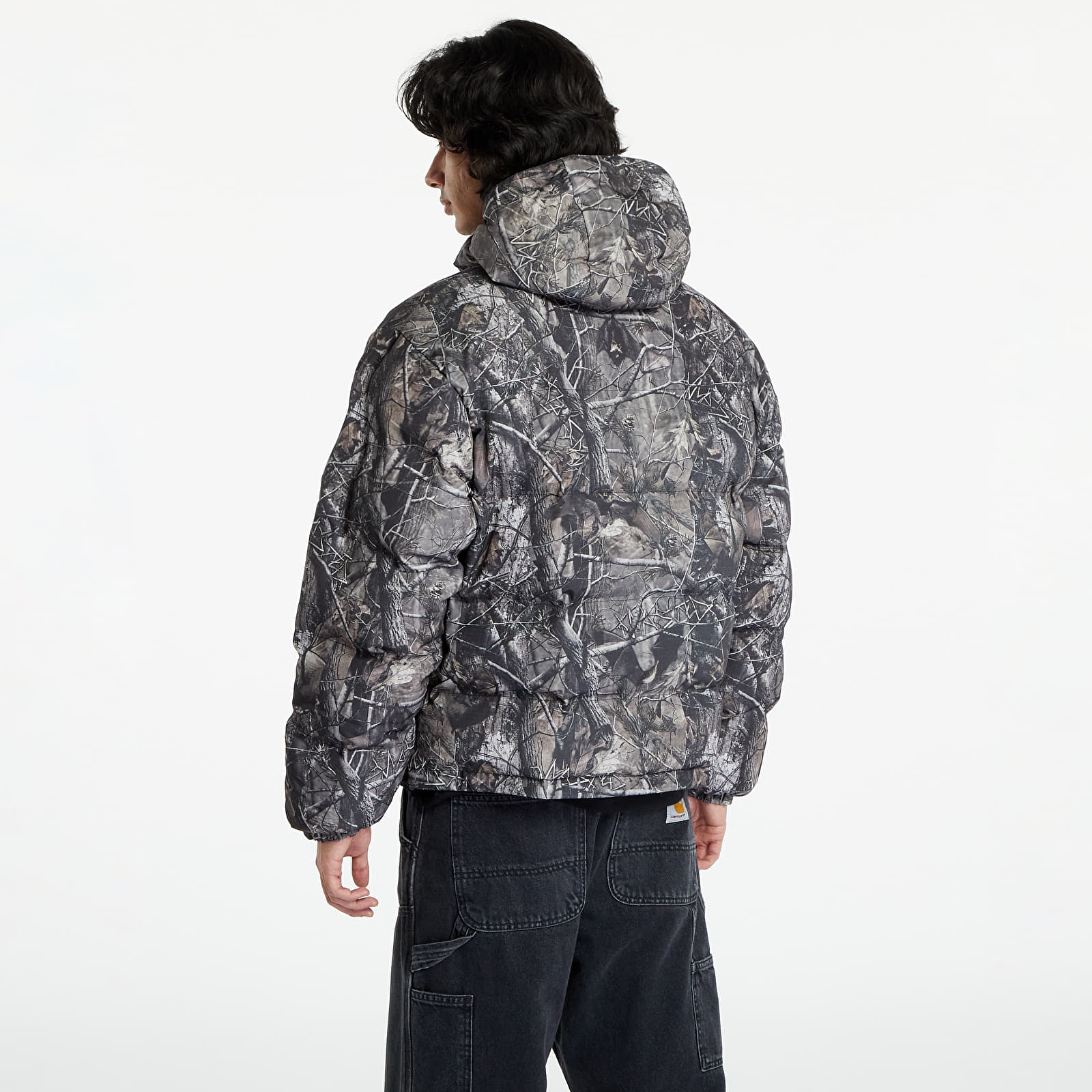 Jakne Wasted Paris Puffer Hood Reverse Taiga Black/ Camo