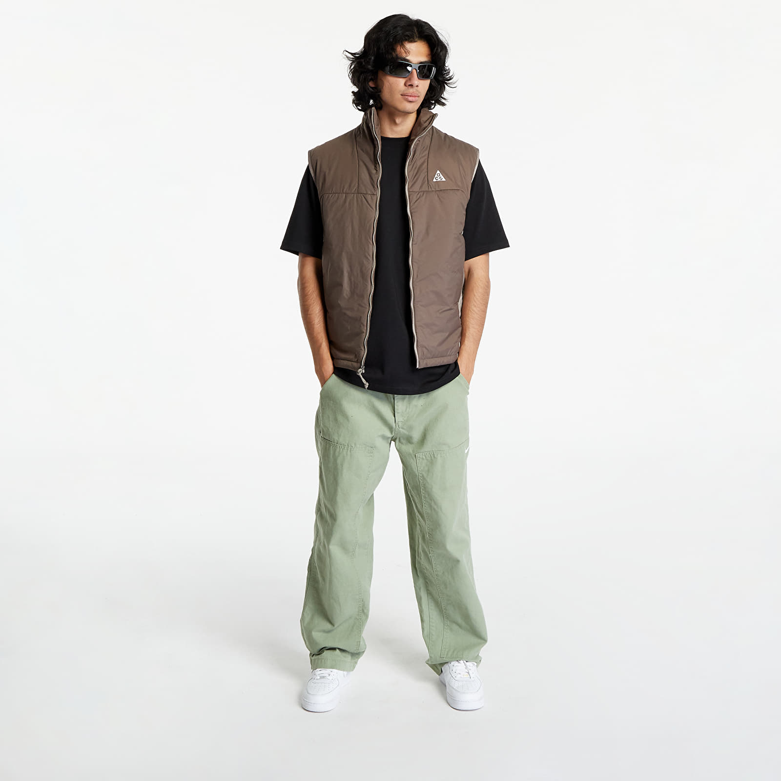 Vestes Nike ACG Therma-FIT ADV "Rope de Dope" Full-Zip Vest UNISEX Ironstone/ Moon Fossil/ Summit White