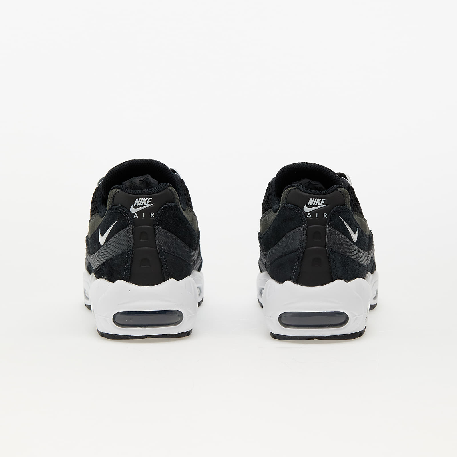 Air max 95 mens black and white store
