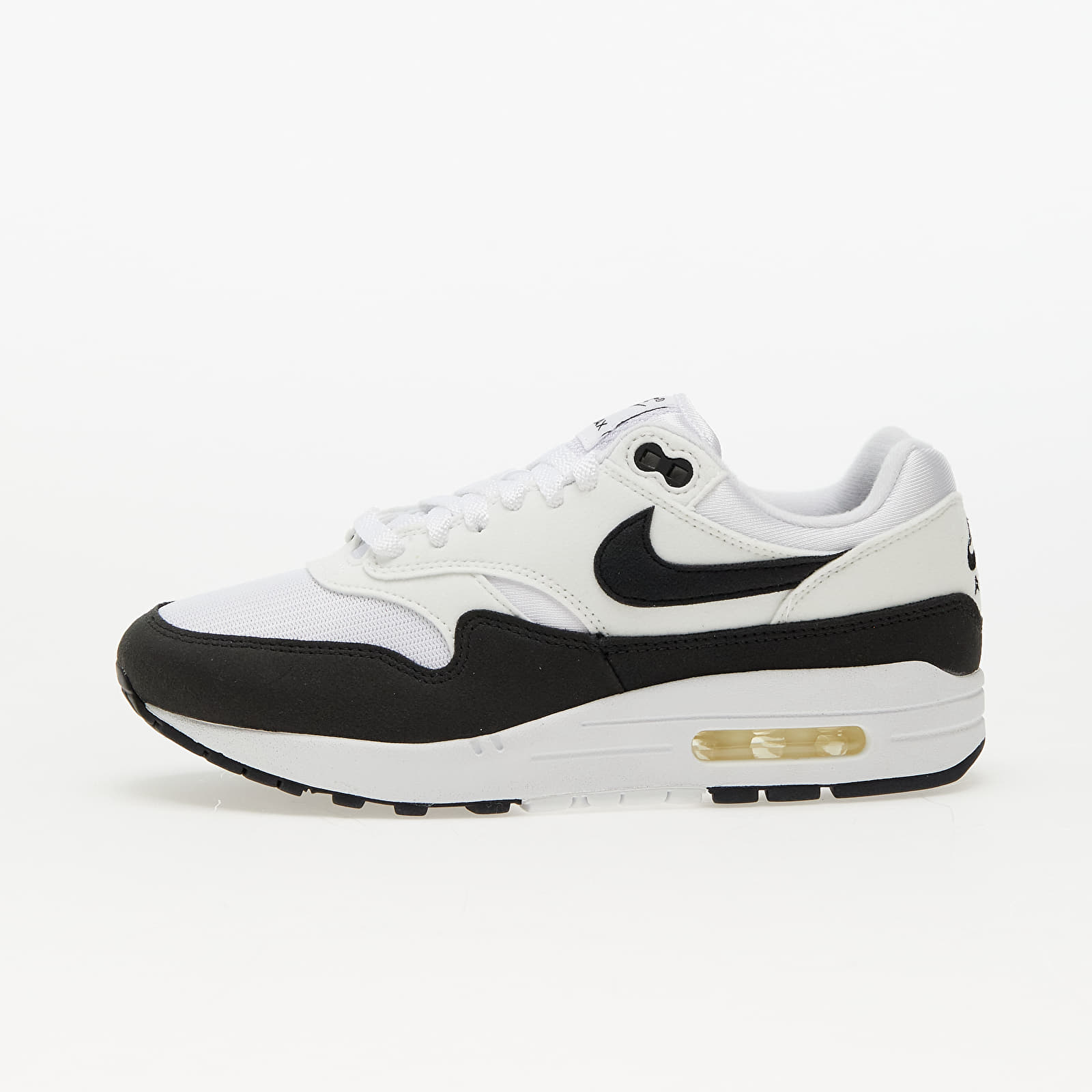 Womens nike air max 1 black hot sale