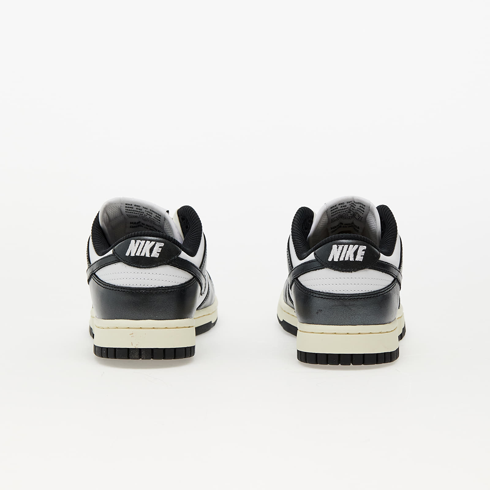 Women's sneakers and shoes Nike W Dunk Low Premium "Vintage Panda" White/ Black-Coconut Milk