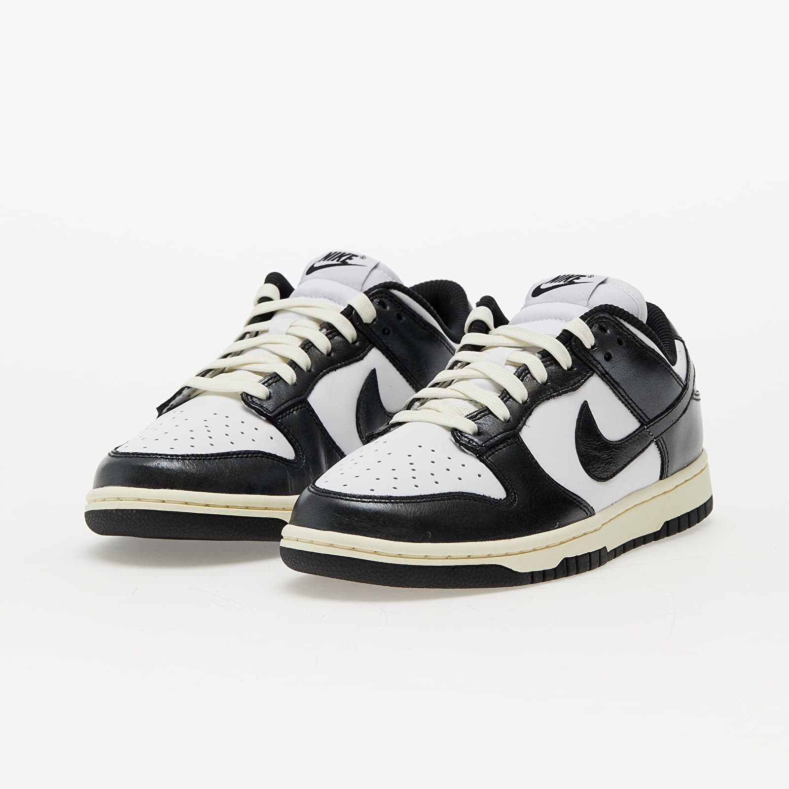 Women's sneakers and shoes Nike W Dunk Low Premium "Vintage Panda" White/ Black-Coconut Milk