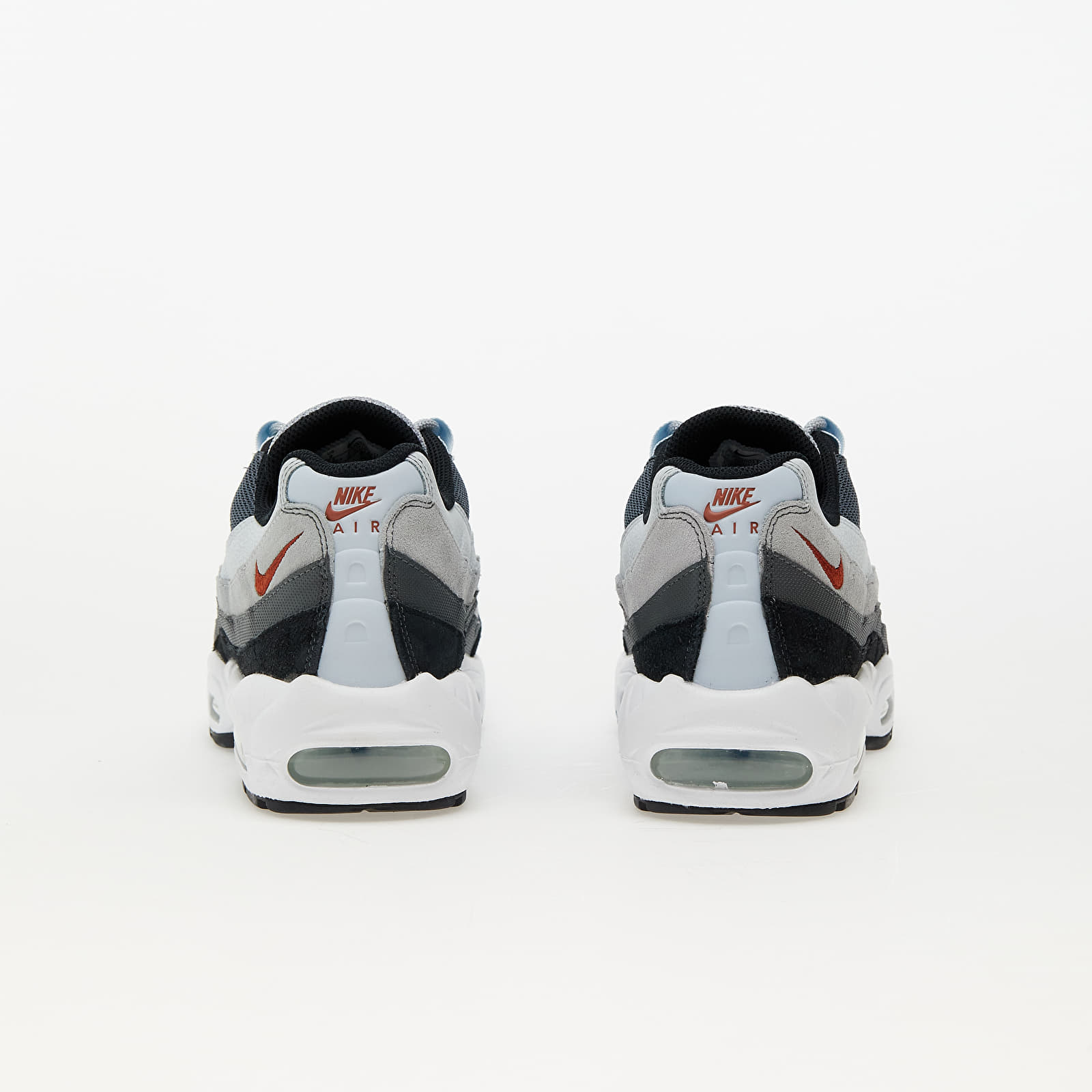 Nike air max 95 premium wolf grey orange  and  blue 2025