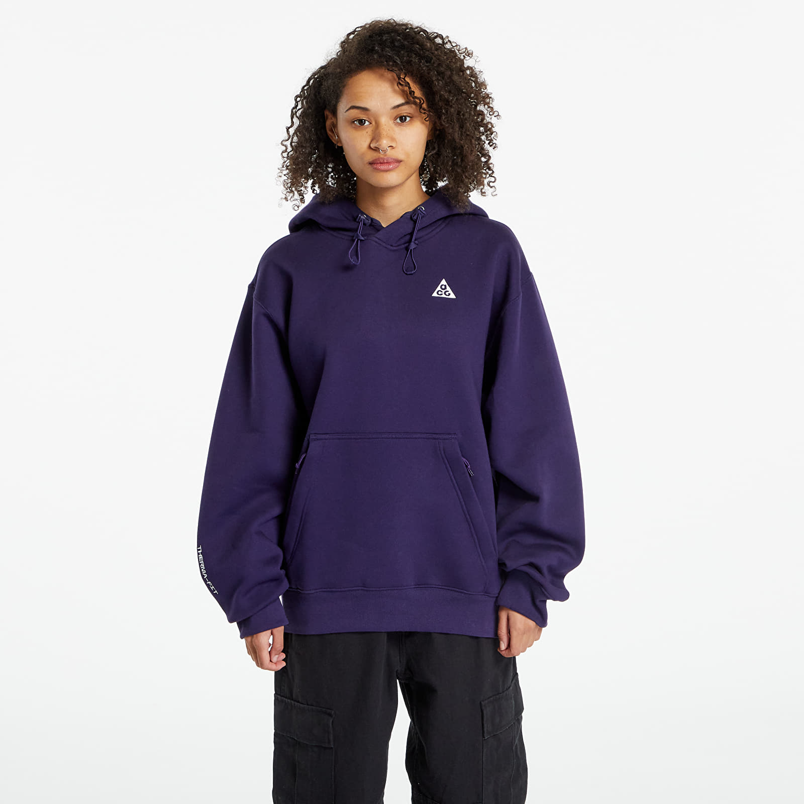 Purple nike pullover hoodie on sale