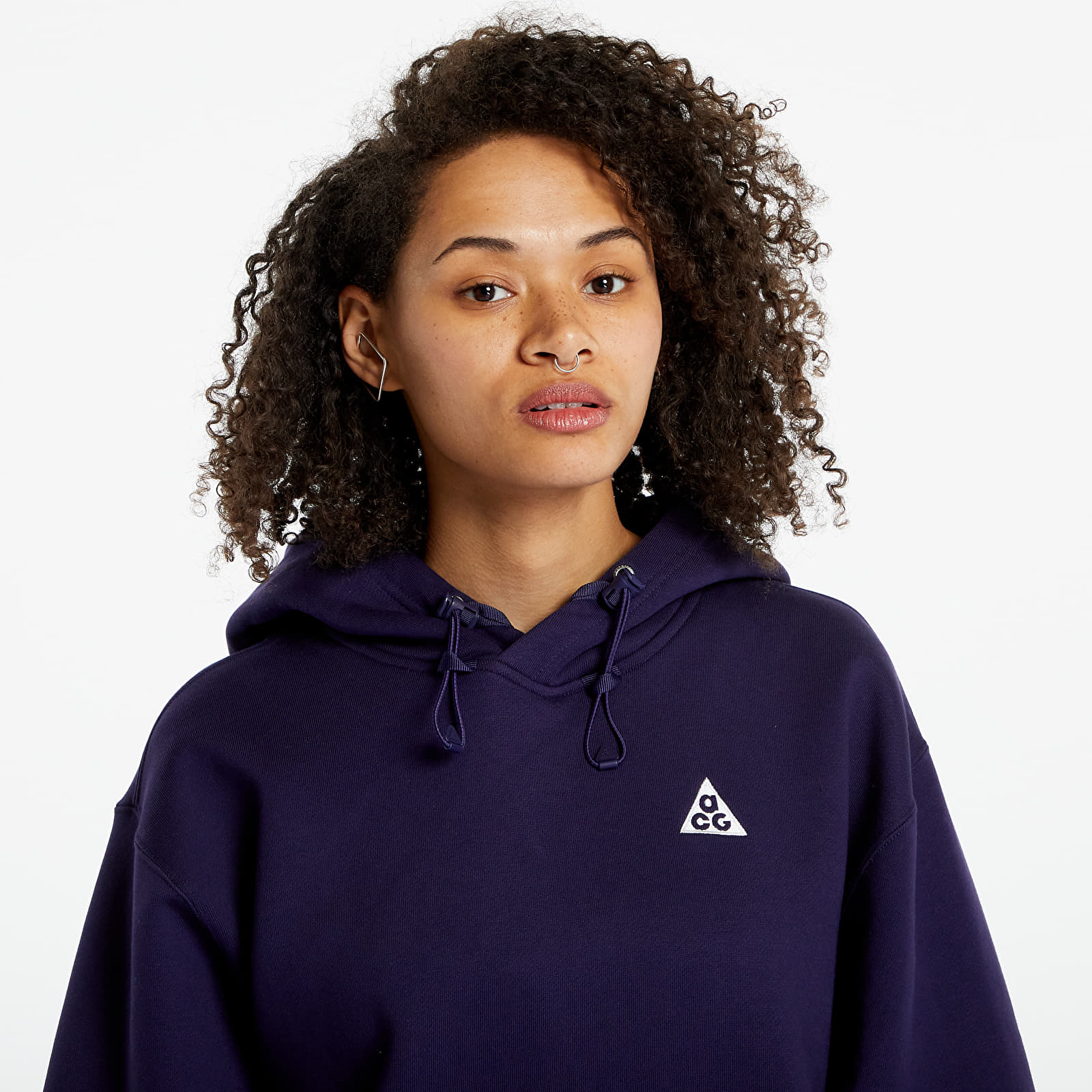 Hoodies and sweatshirts  Nike ACG Therma-FIT Fleece Pullover Hoodie UNISEX Purple Ink/ Summit White/ Summit White