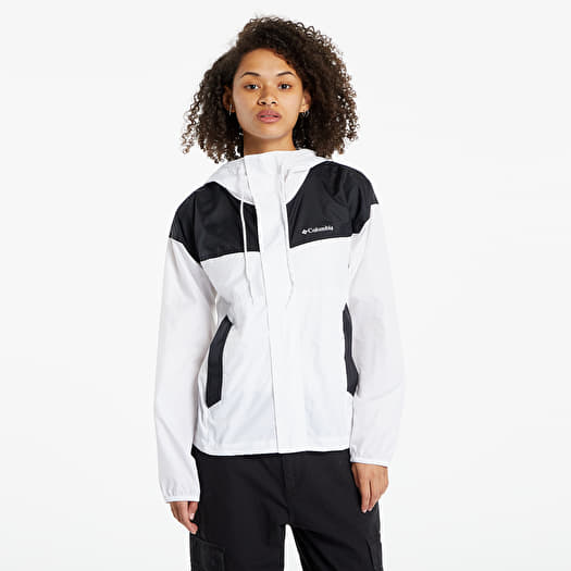 White black windbreaker top