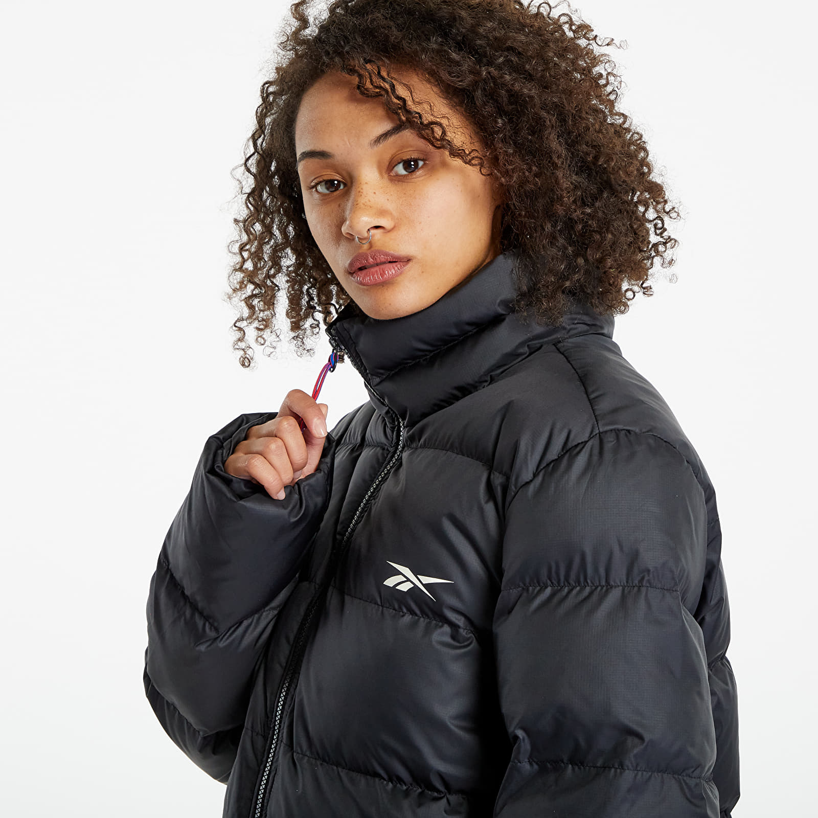 Bundy a kabáty Reebok Outerwear Urban Synthetic Down Bomber Jacket UNISEX Black/ Black
