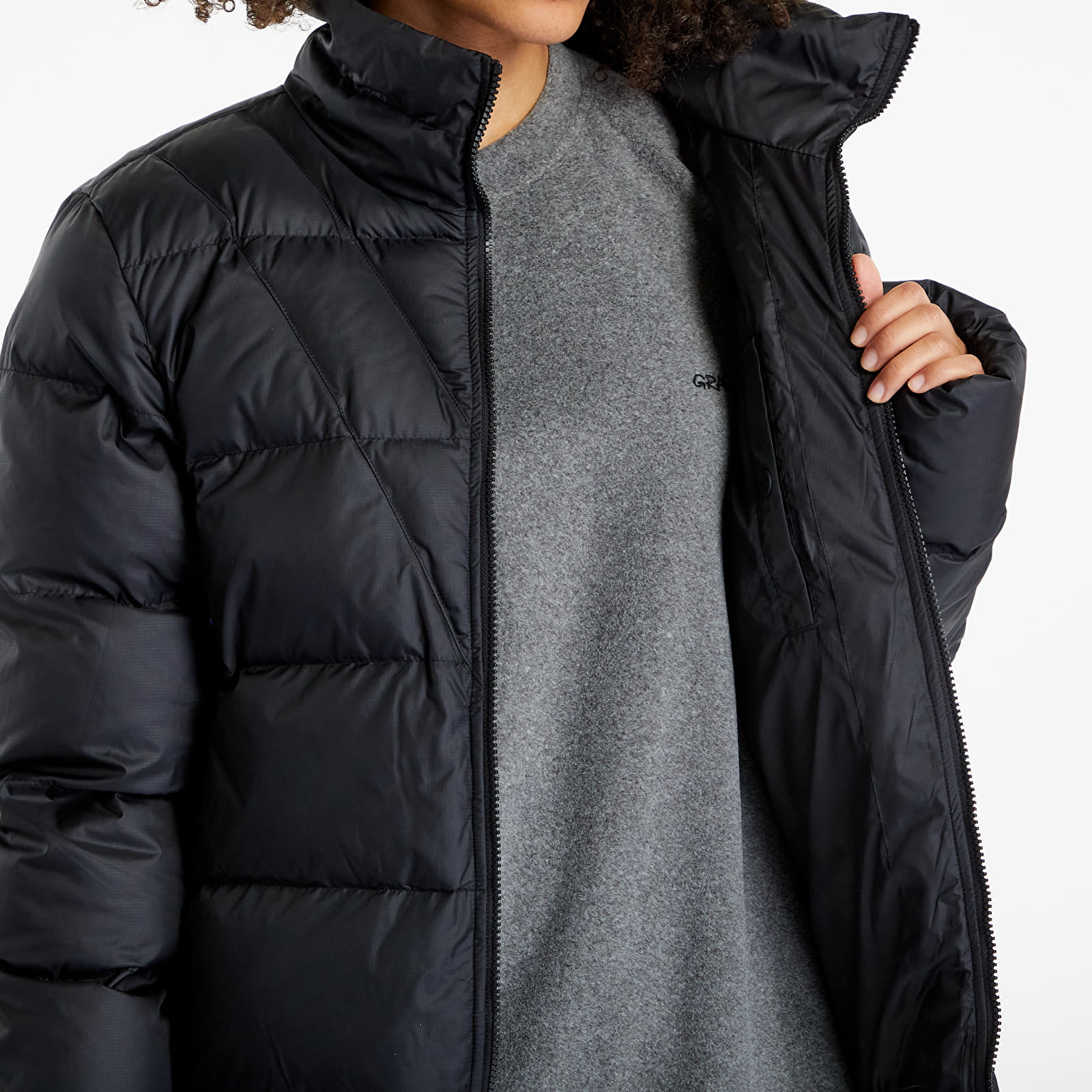 Bundy a kabáty Reebok Outerwear Urban Synthetic Down Bomber Jacket UNISEX Black/ Black