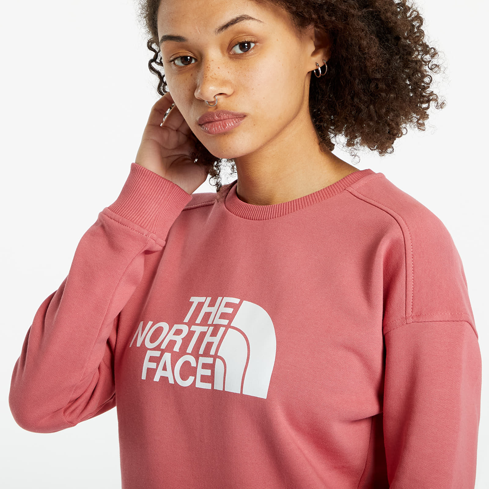 Mikinas ar kapuci un sporta krekli The North Face Drew Peak Crewneck Red