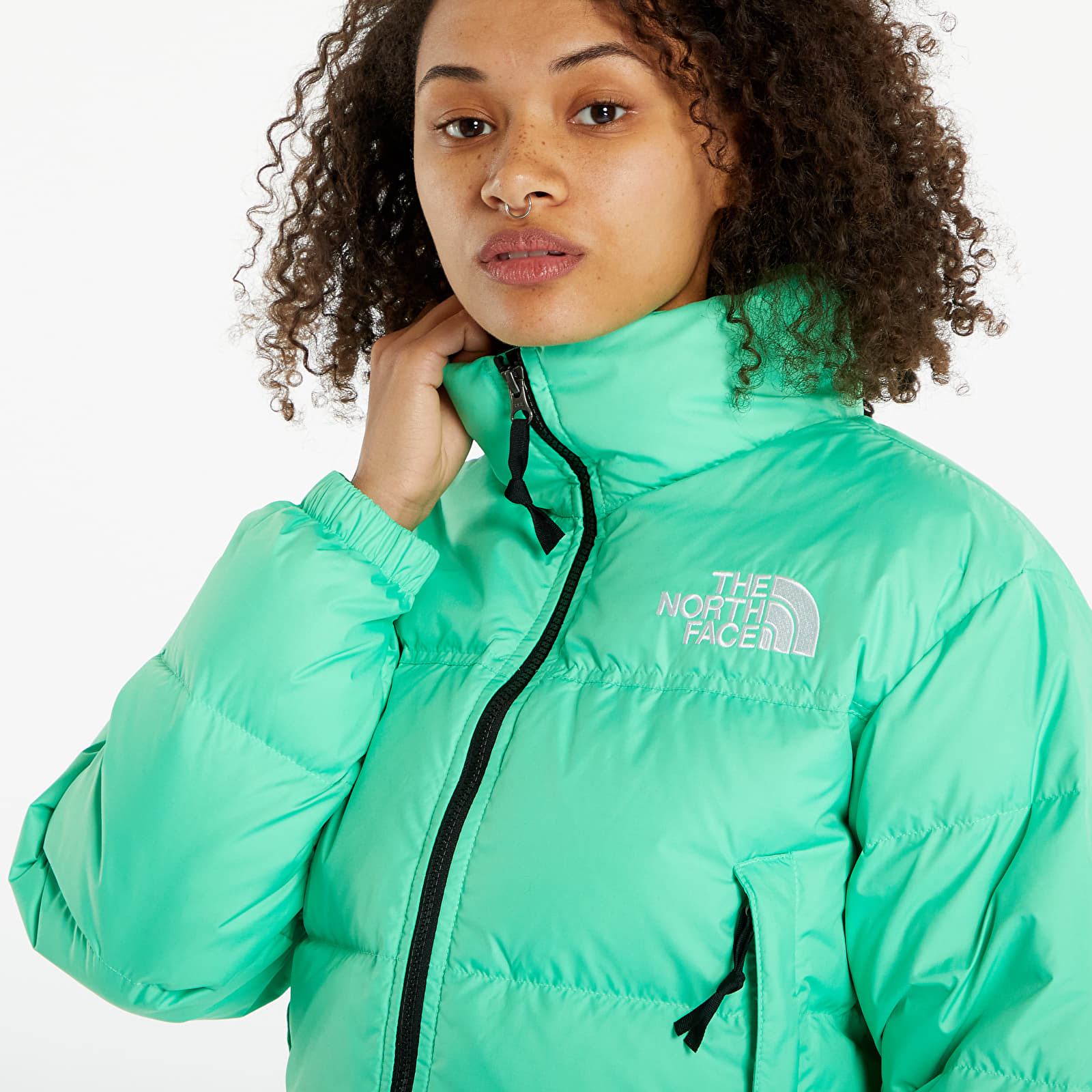 Jacheta The North Face Nuptse Short Jacket Chlorophyll Green - 1 | YEO