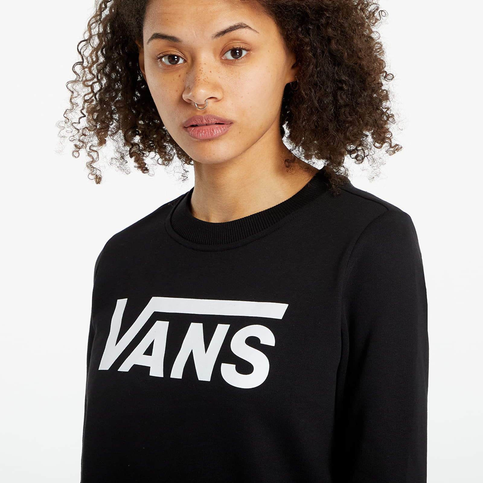 Sweatshirts Vans WM Classic V Crew Black