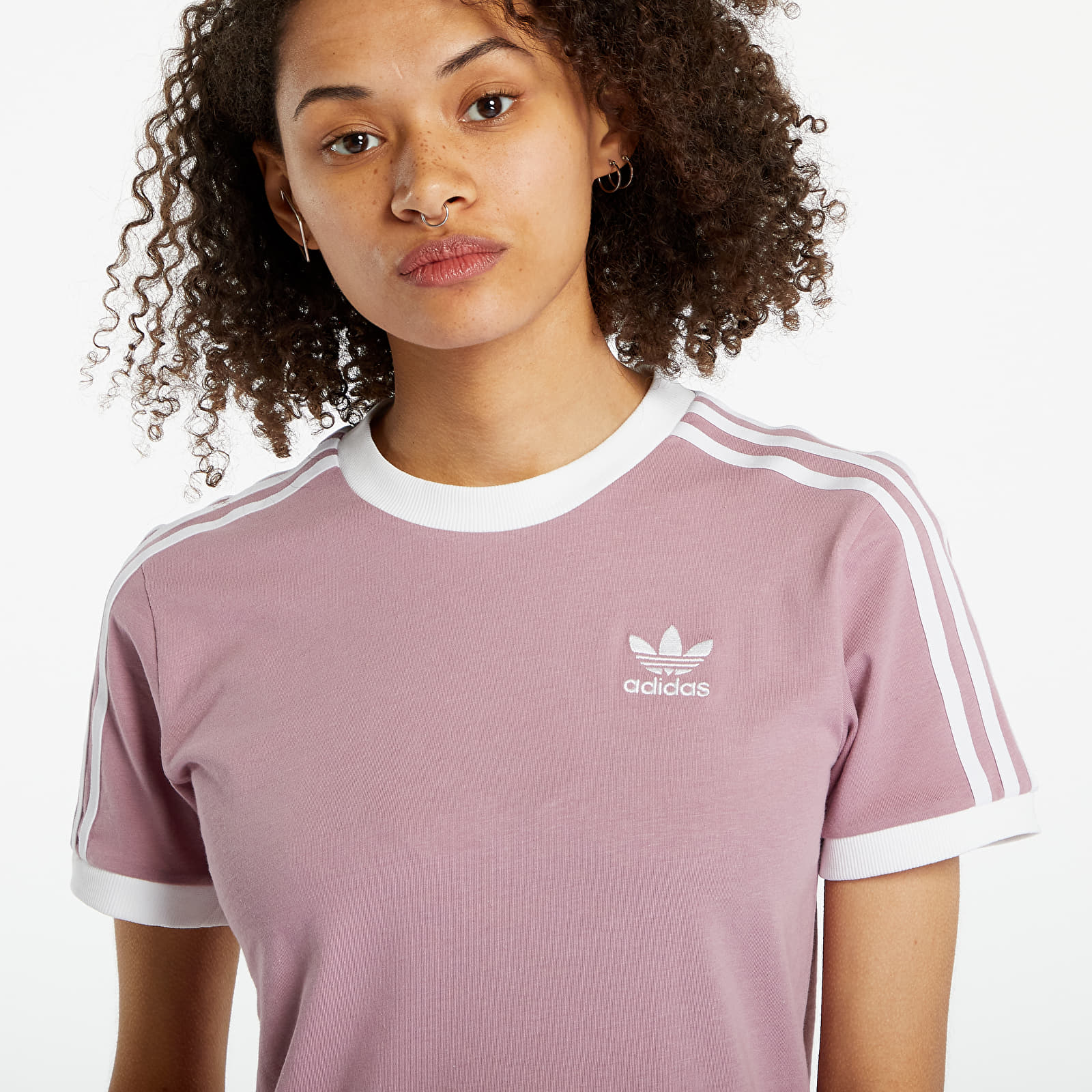 Adidas t shirt sales pink