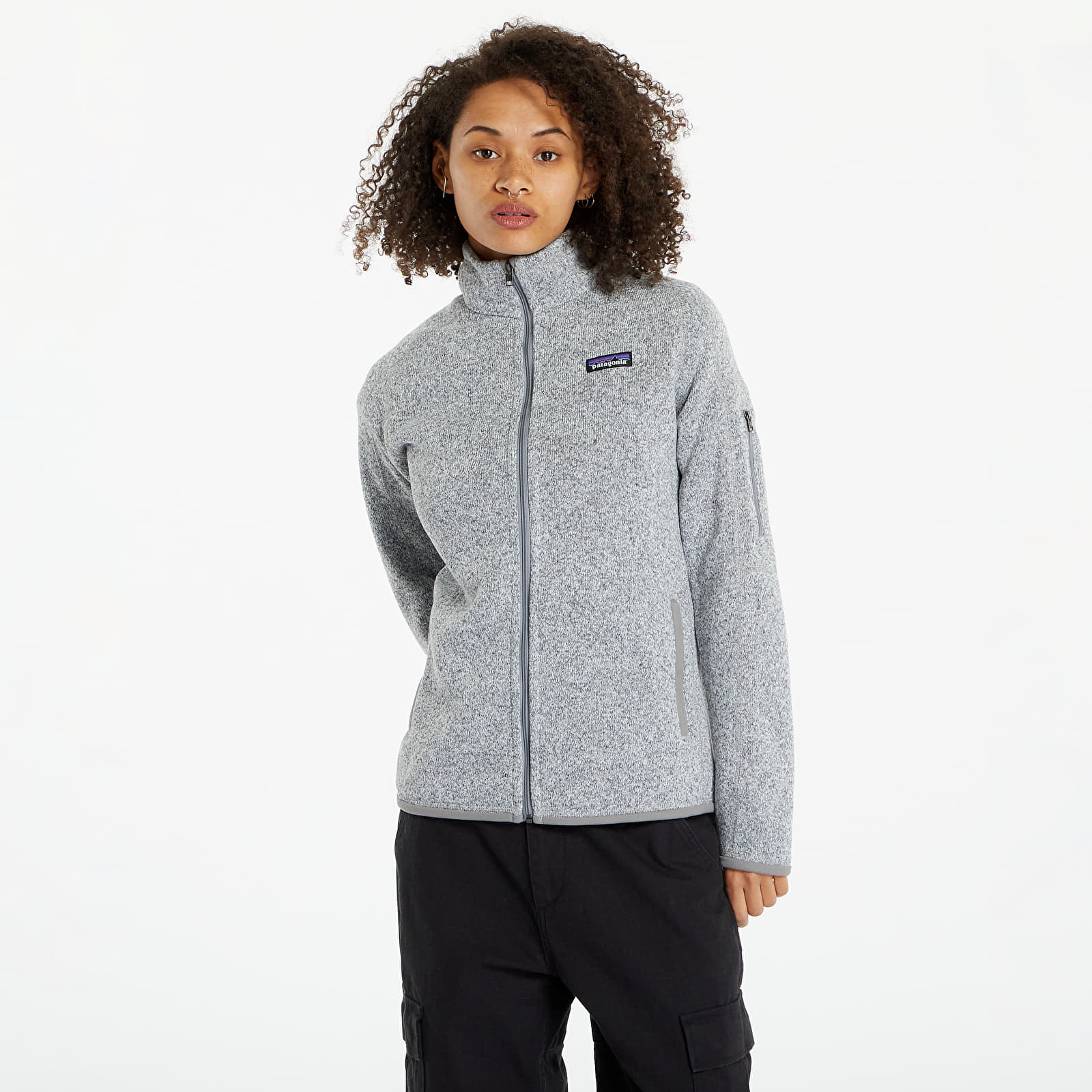 Pulóver Patagonia W's Better Sweater Jacket Melange Grey M akciós termékkép 1