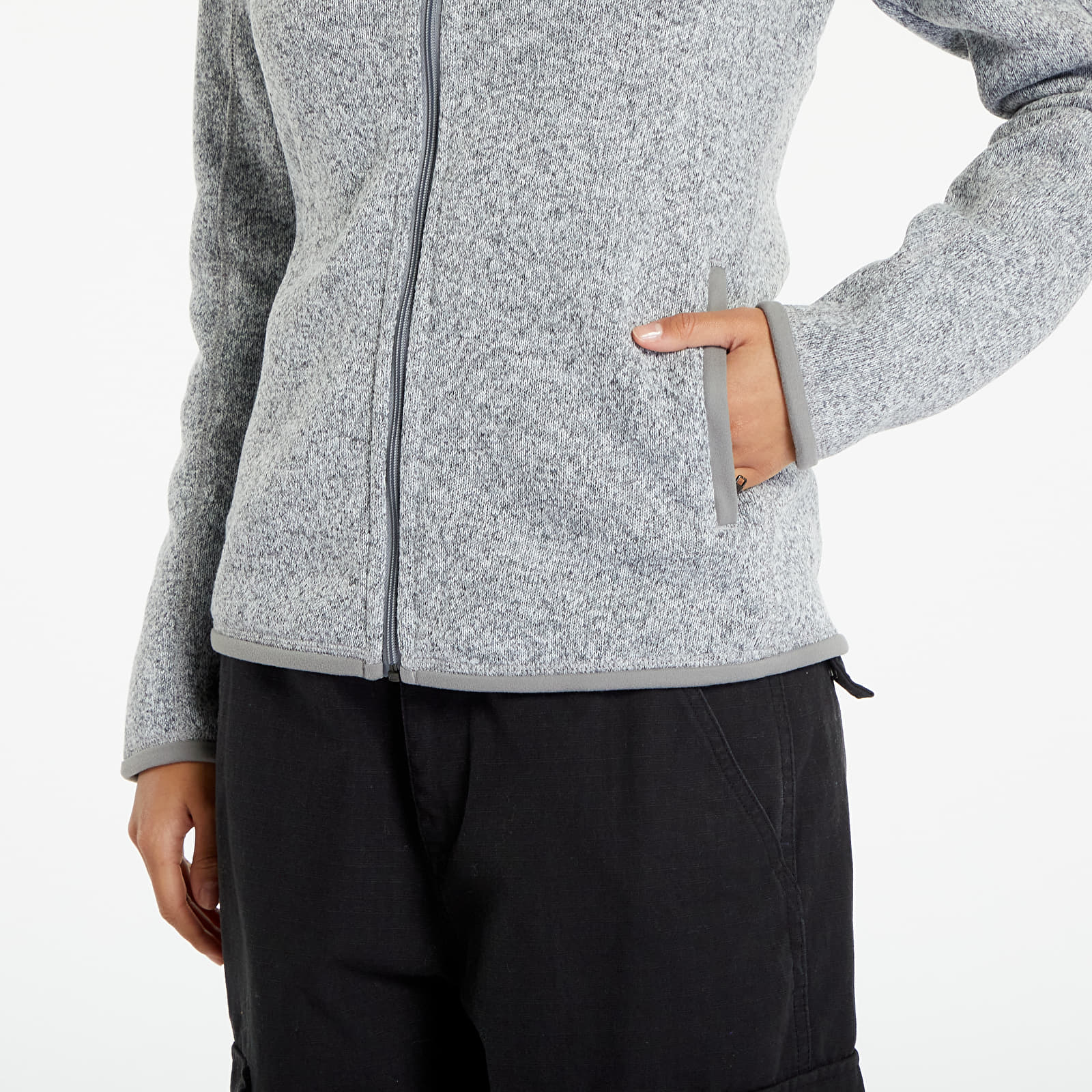Pulóverek Patagonia W's Better Sweater Jacket Melange Grey