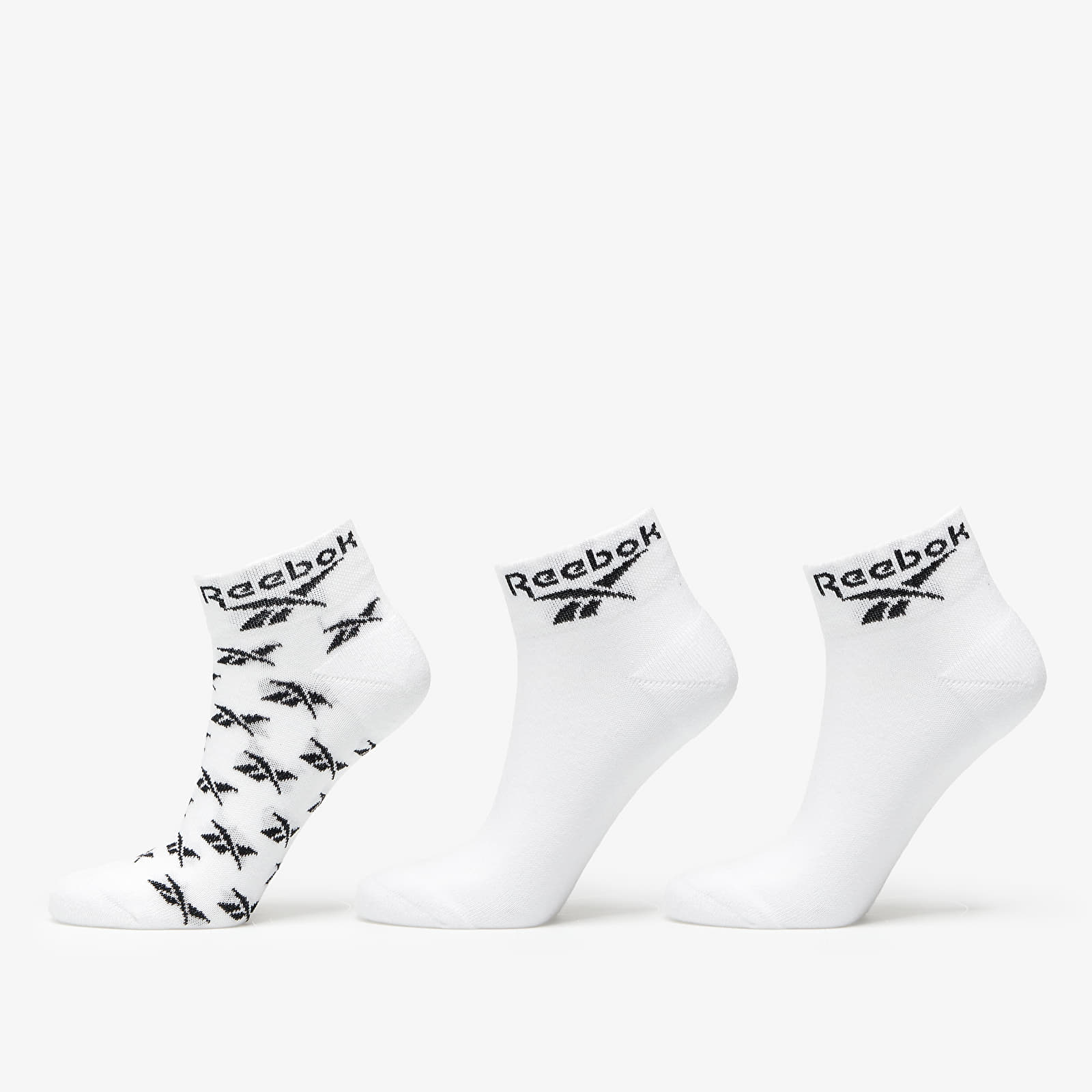 Socks Reebok CL FO Ankle Sock 3Pack White/ Black