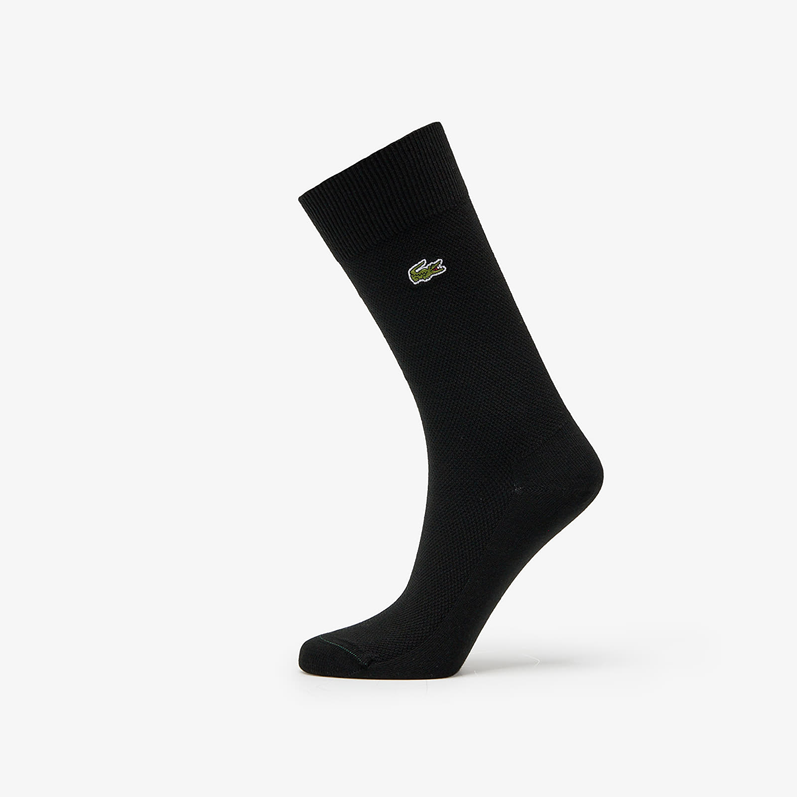 Čarape LACOSTE Cotton Blend Sock 3-Pack černé